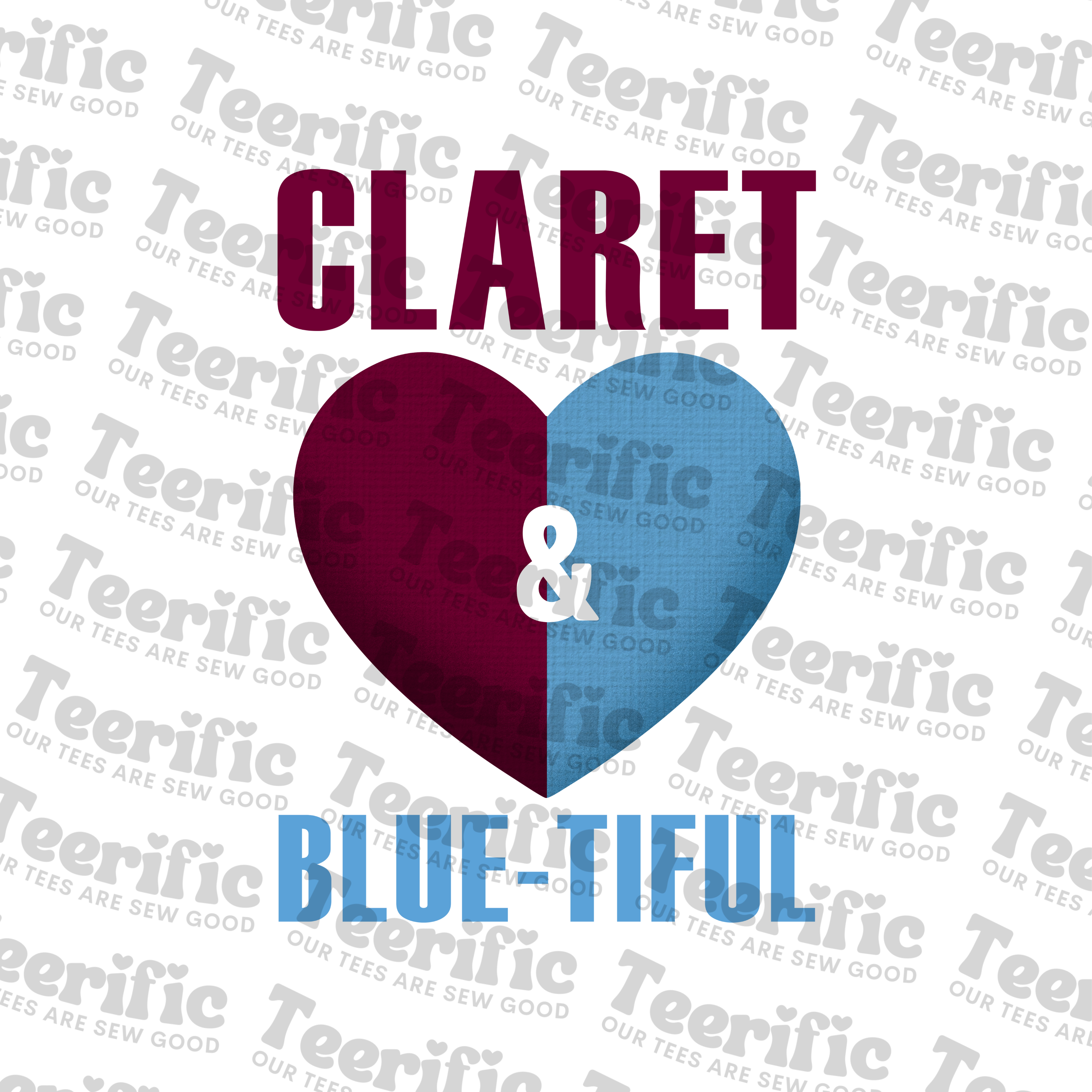 CLARET & BLUE-TIFUL