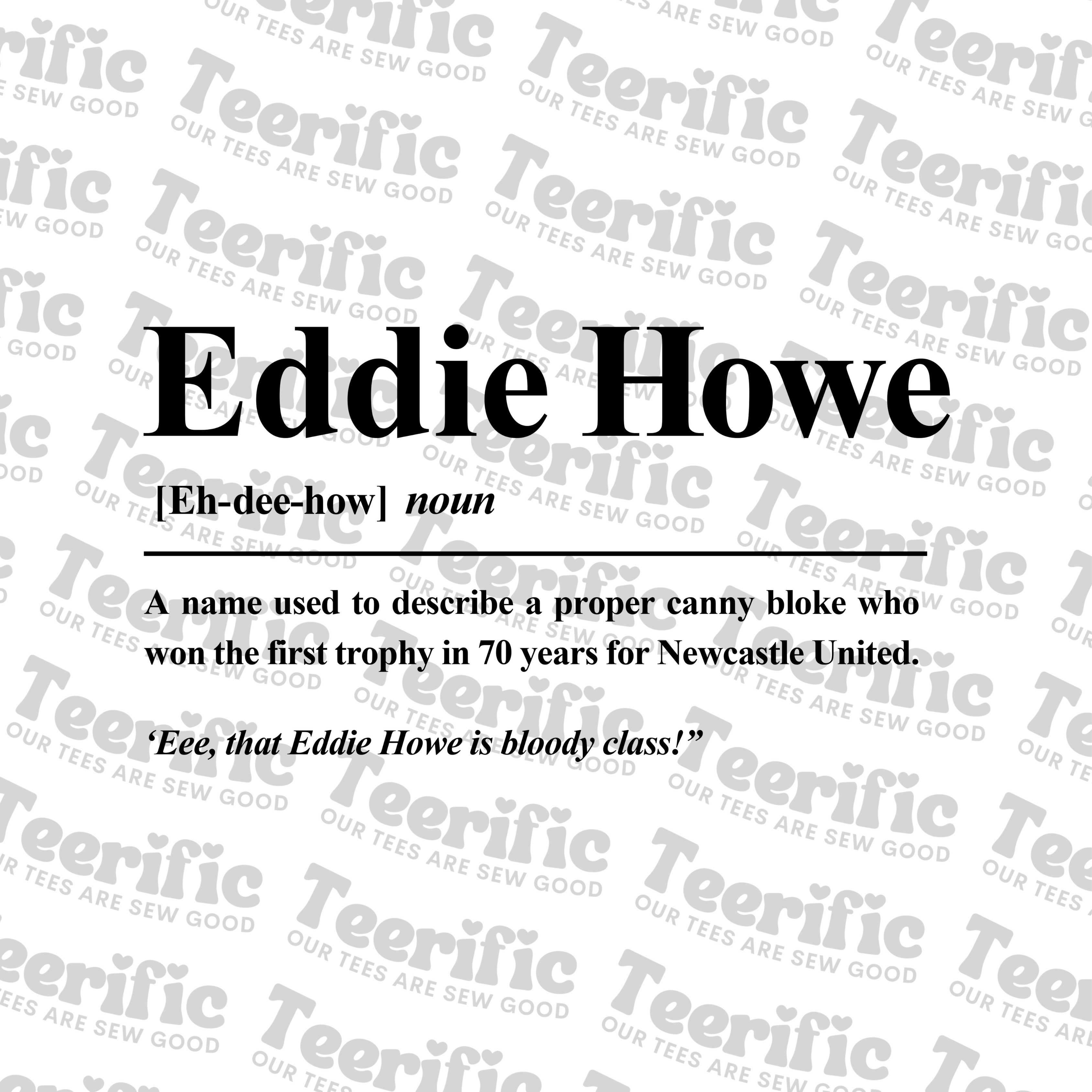EDDIE HOWE - DEFINITION