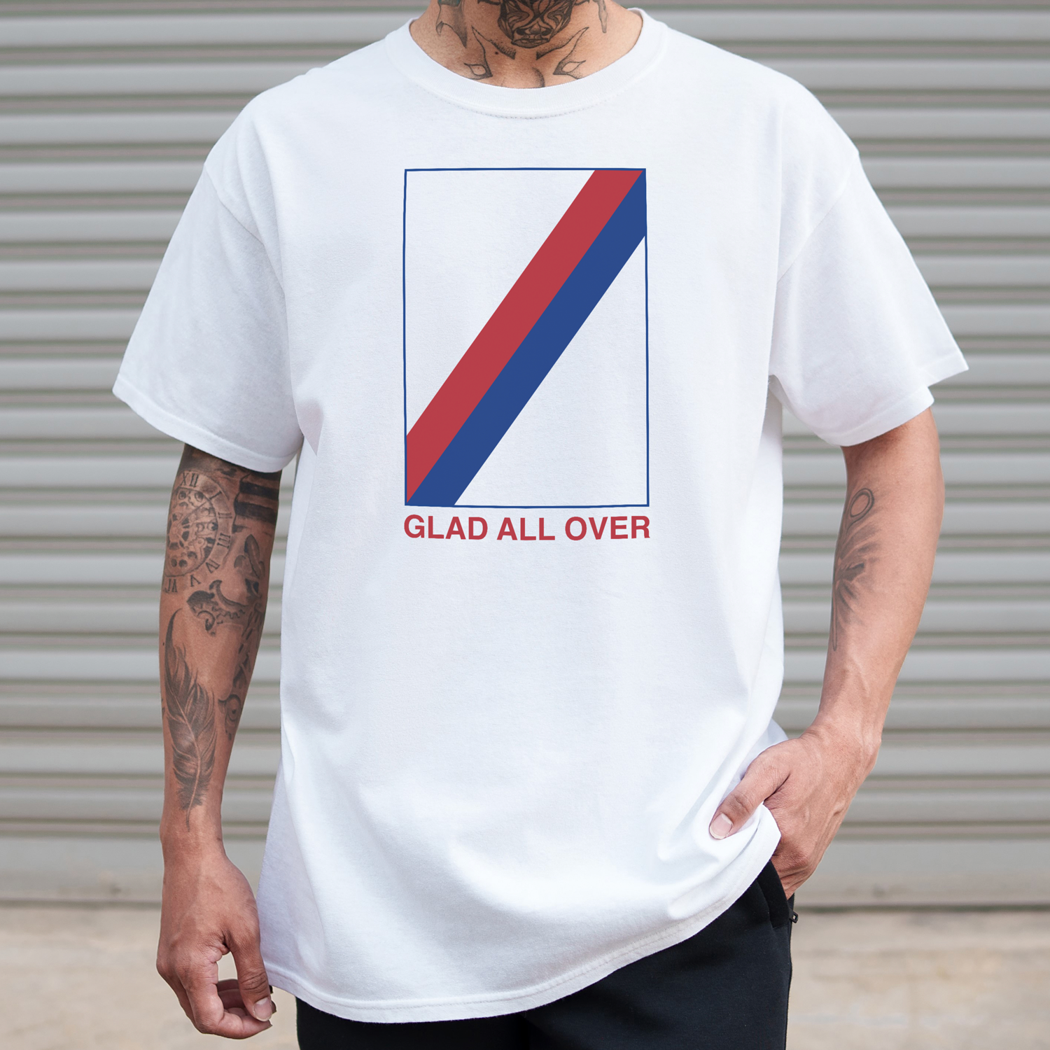 GLAD ALL OVER - HORIZONTAL BAND