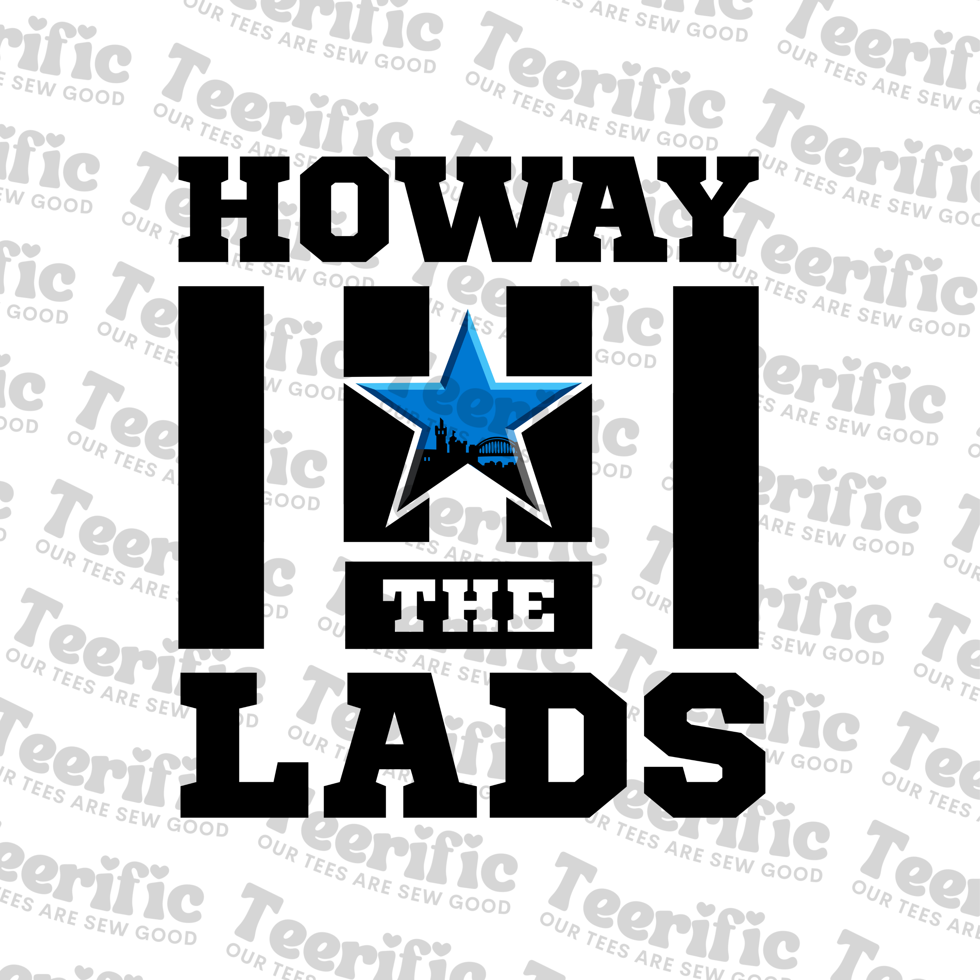 HOWAY THE LADS STAR TEE