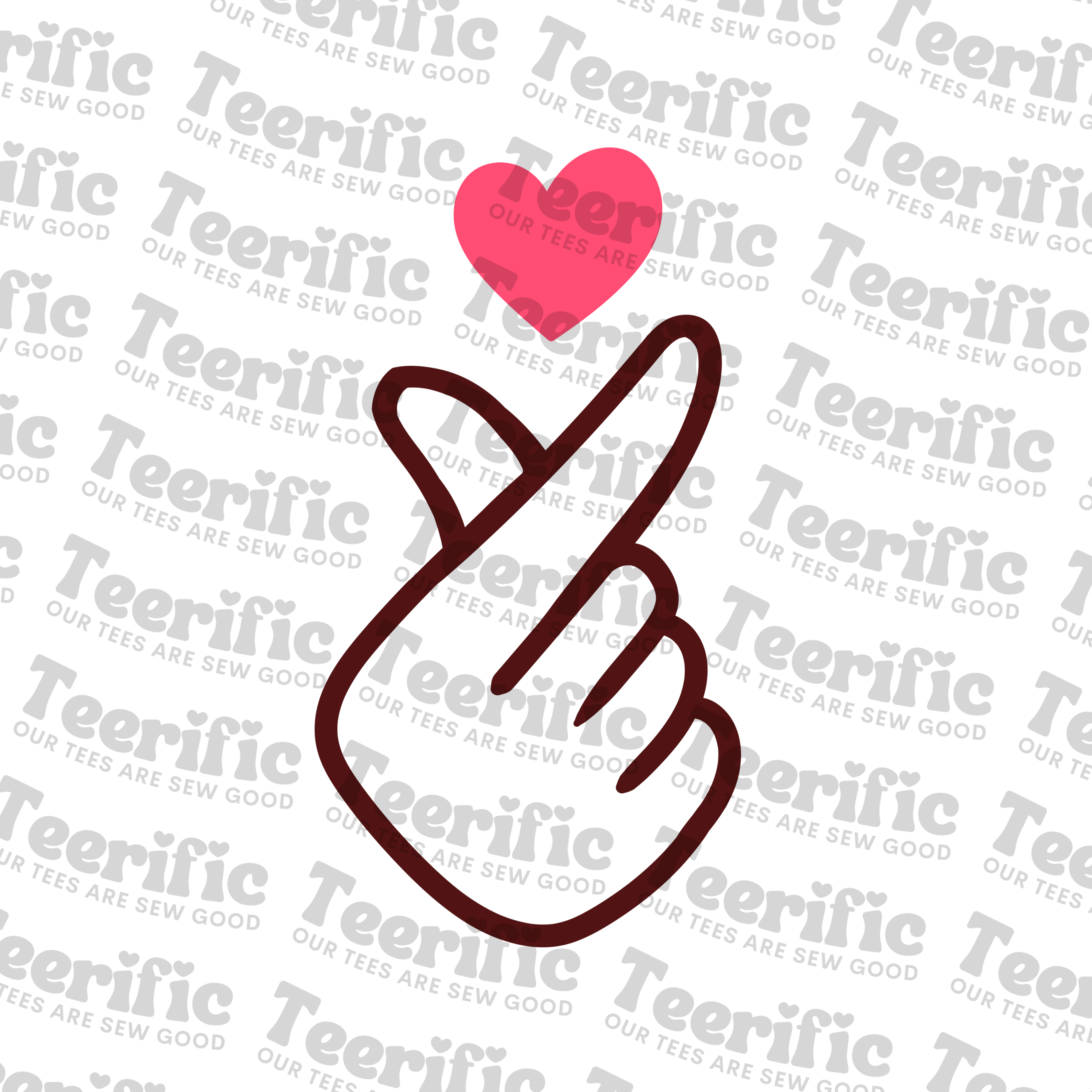 KOREAN FINGER HEART SYMBOL