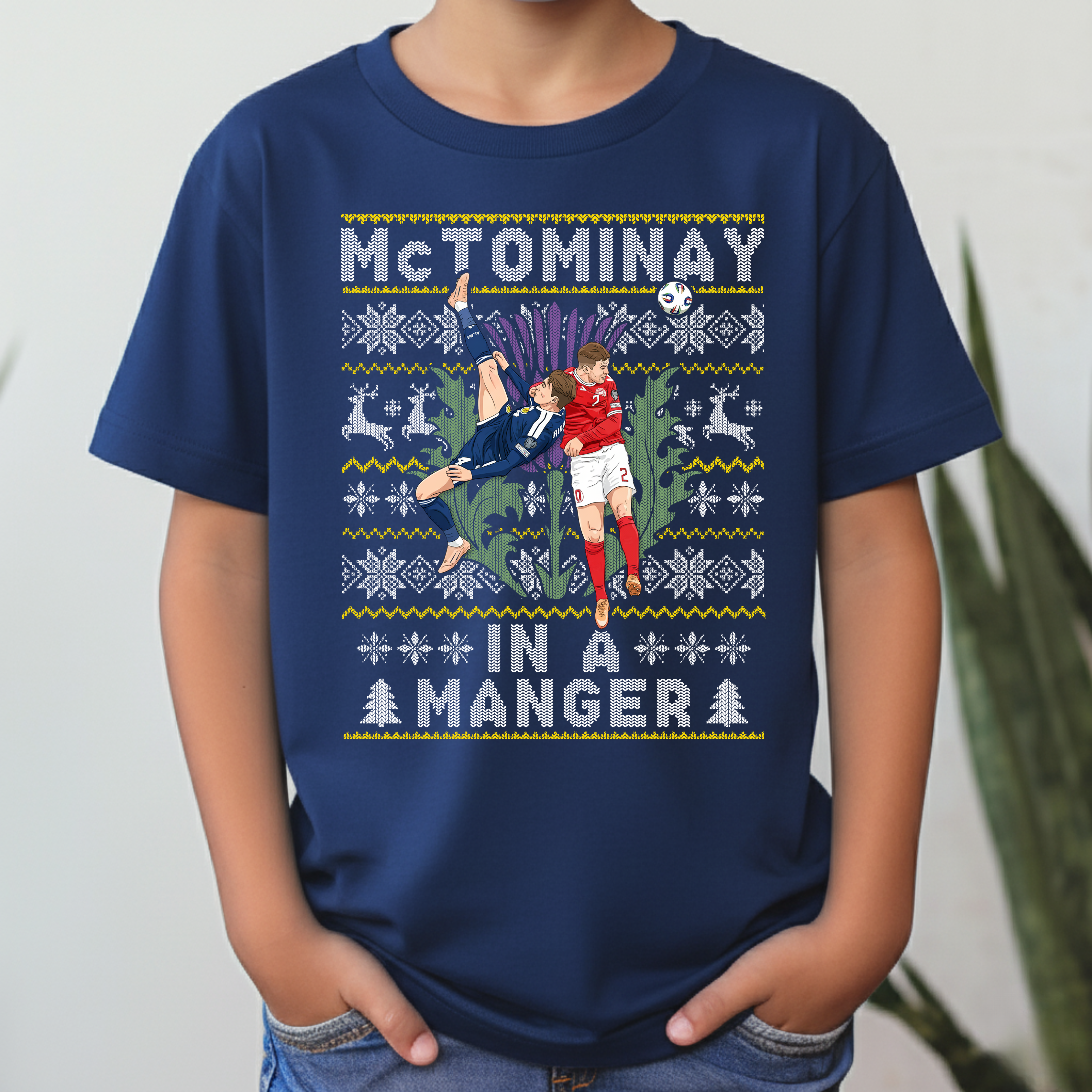 McTOMINAY IN A MANGER