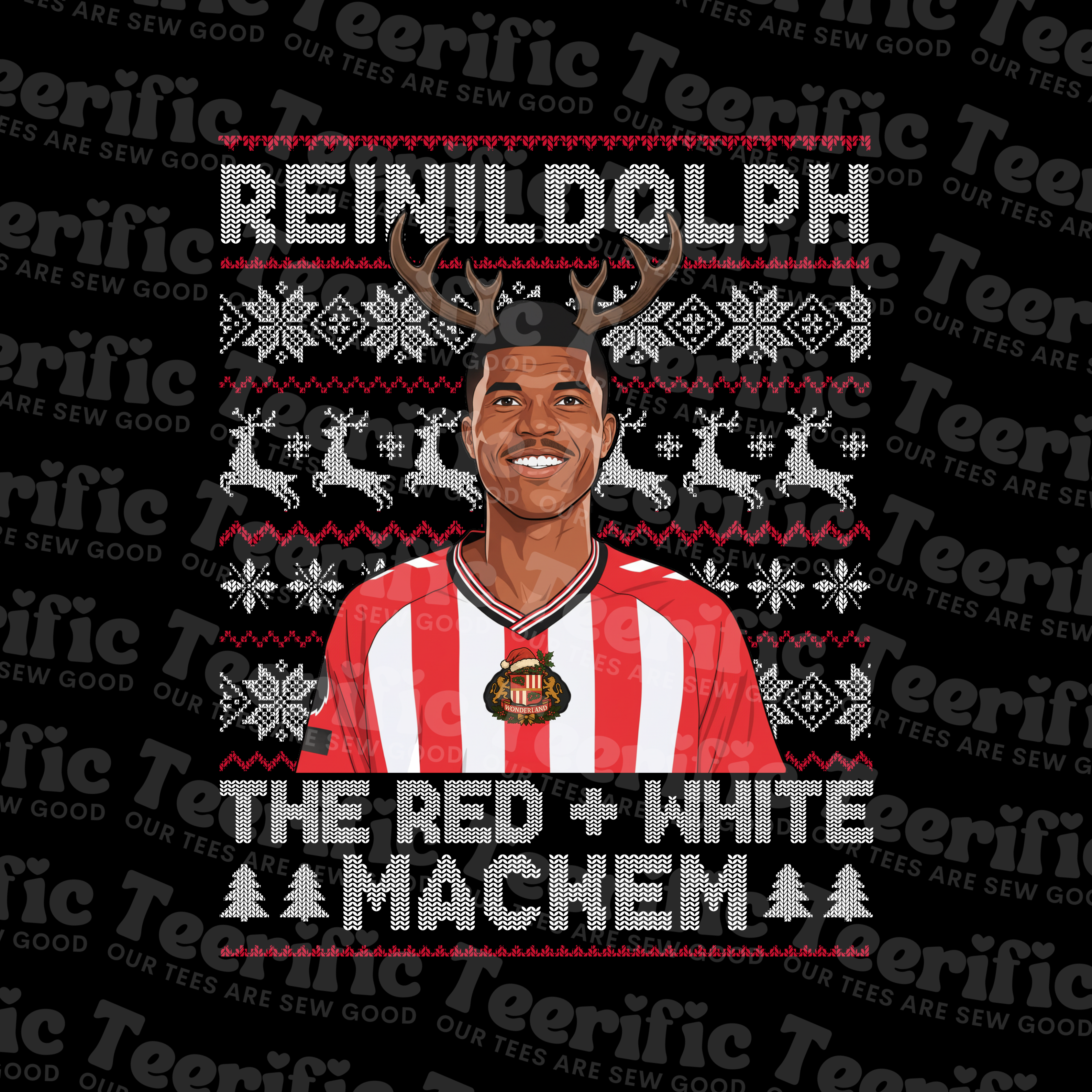 REINILDOLPH THE RED + WHITE MACKEM