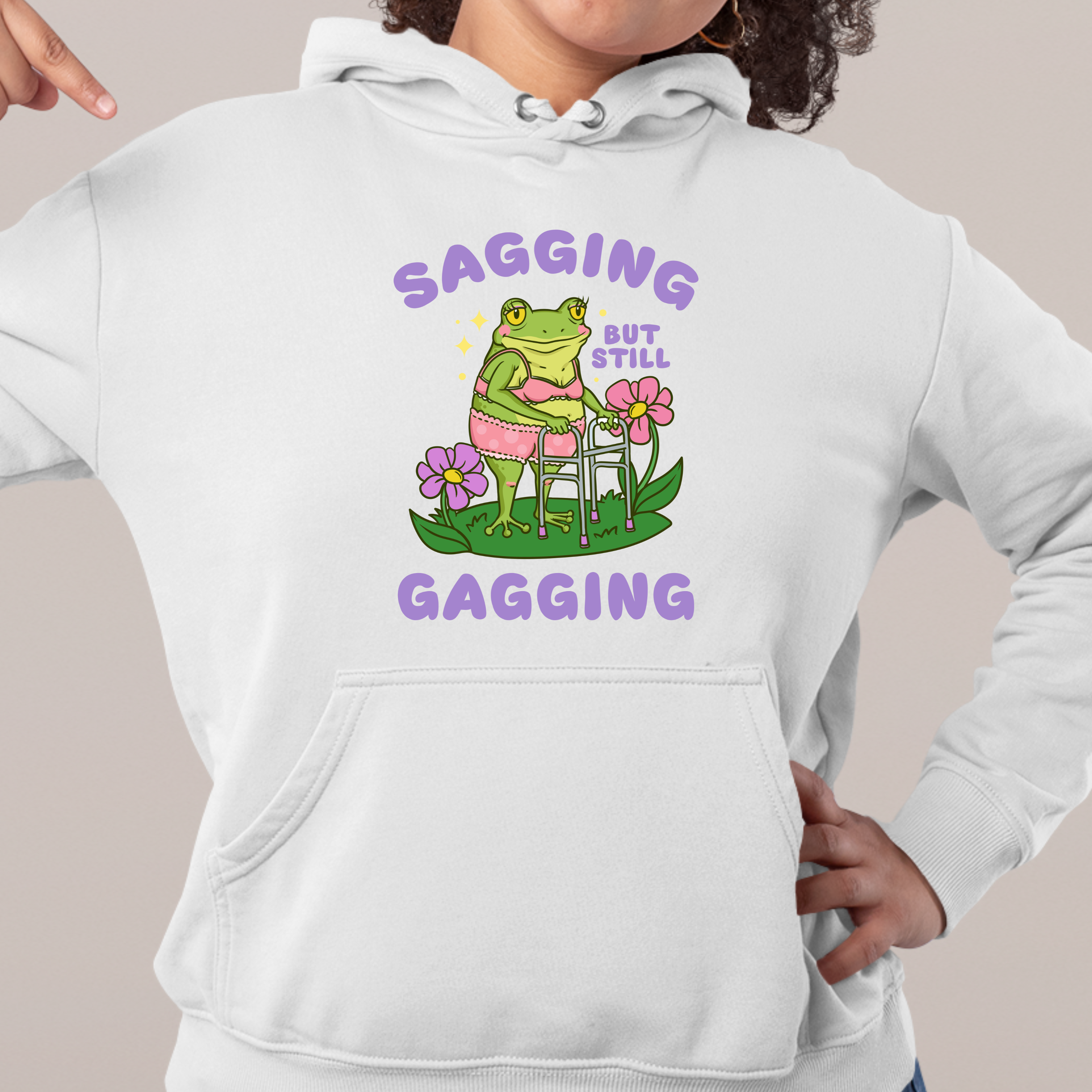 SAGGING BUT STILL GAGGING