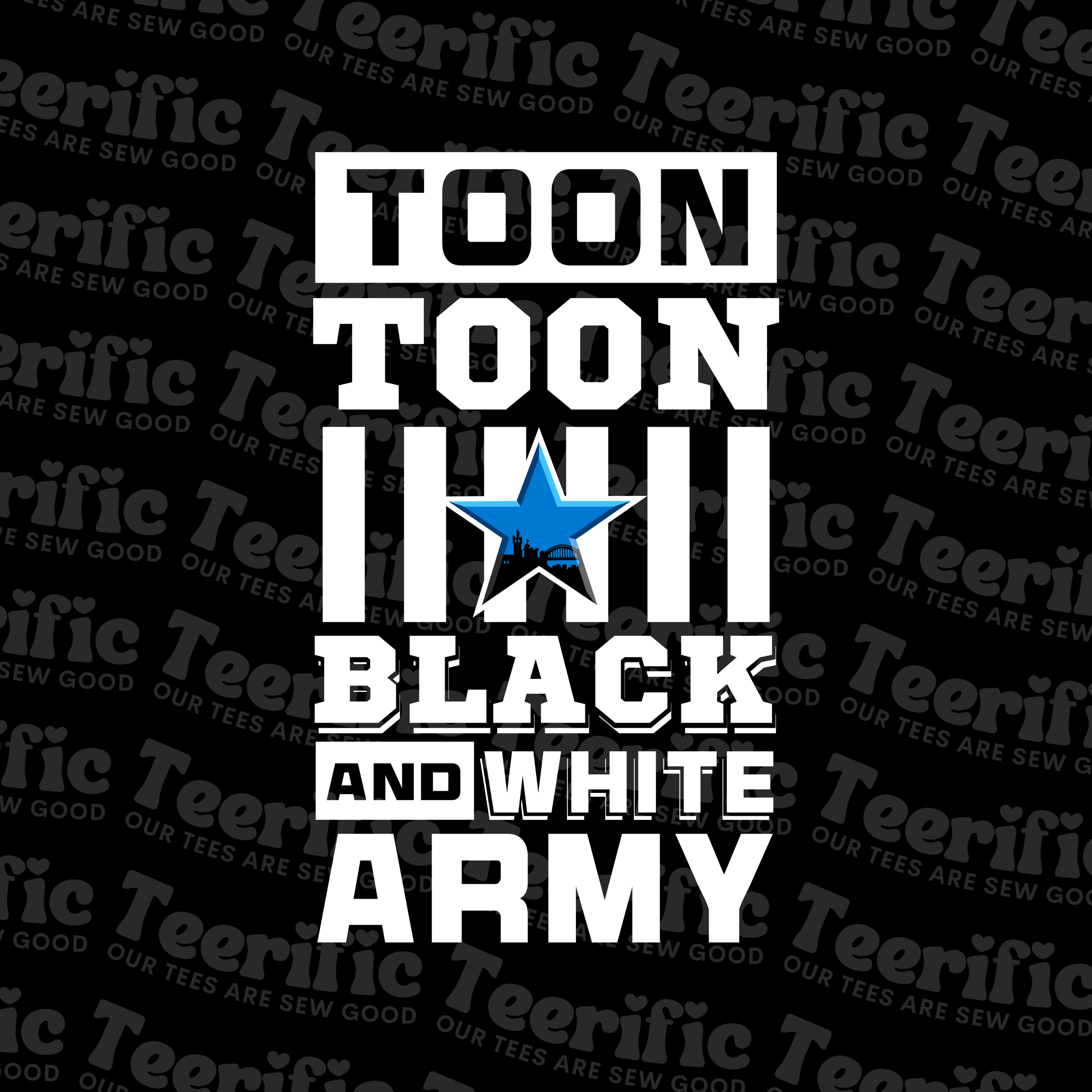 TOON TOON BLACK & WHITE ARMY