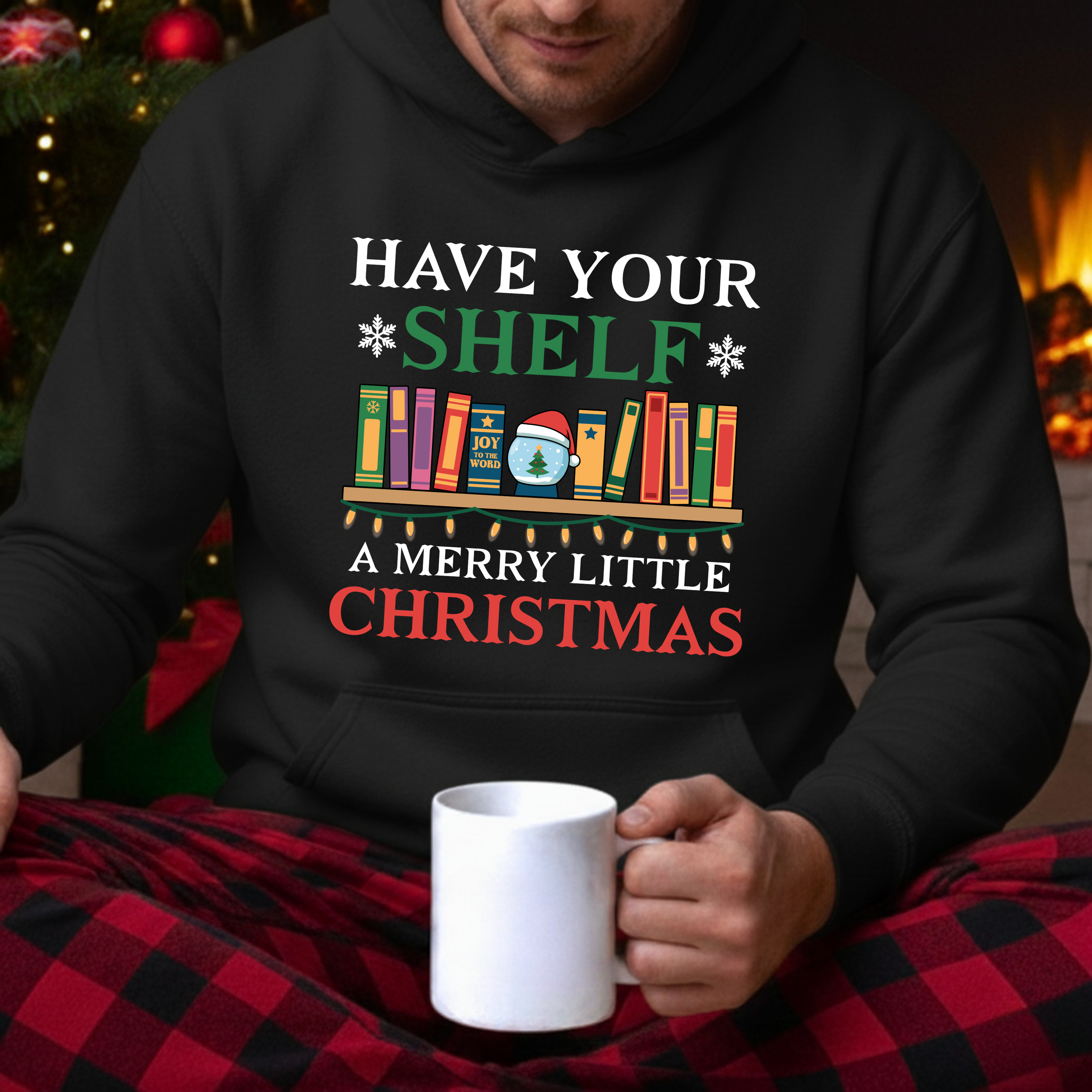 HAVE YOUR SHELF A MERRY LITTLE CHRISTMAS