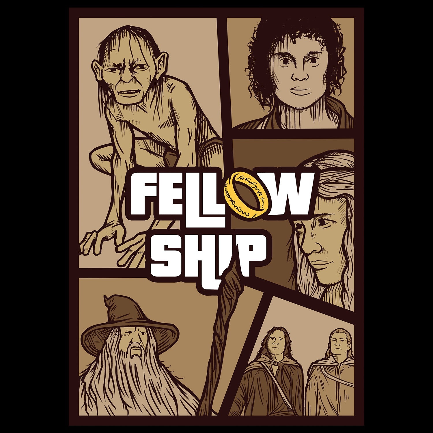 Fellowship x GTA T Shirt
