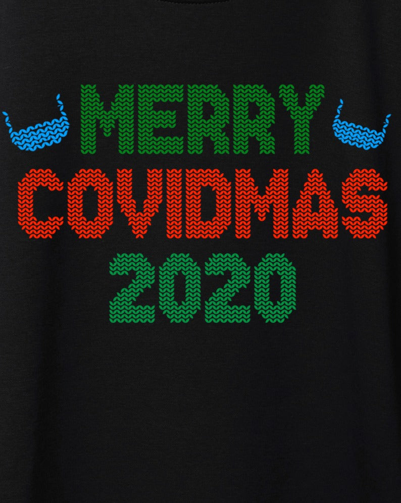 Merry Covidmas 2020 Sweatshirt - Black