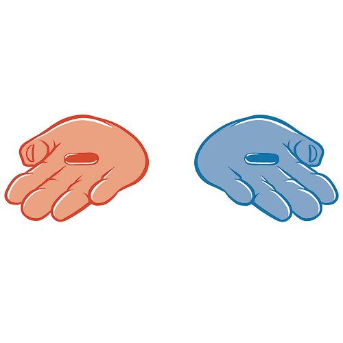 Red Pill Blue Pill Hoodie