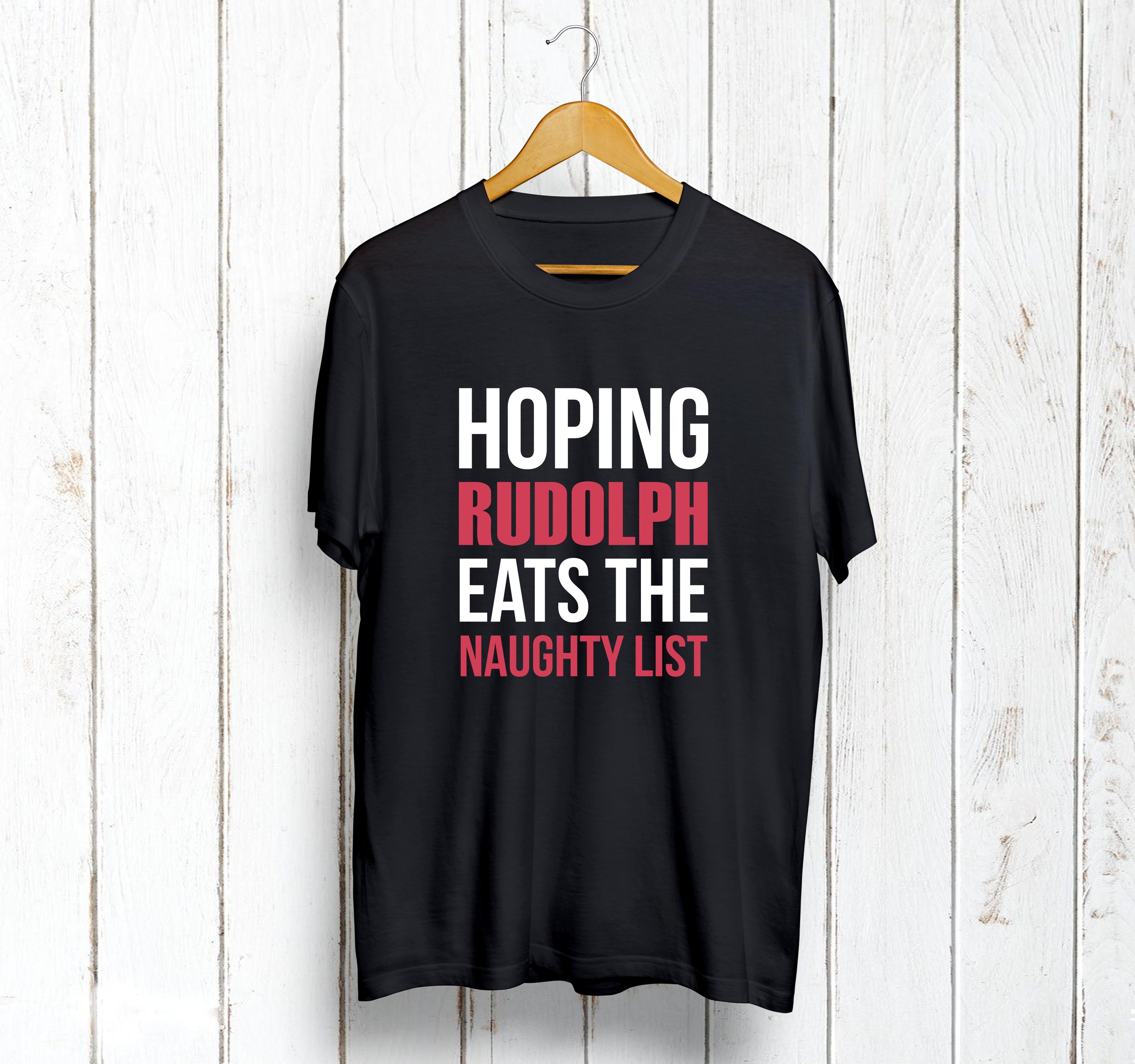 Naughty List T-Shirt - Black