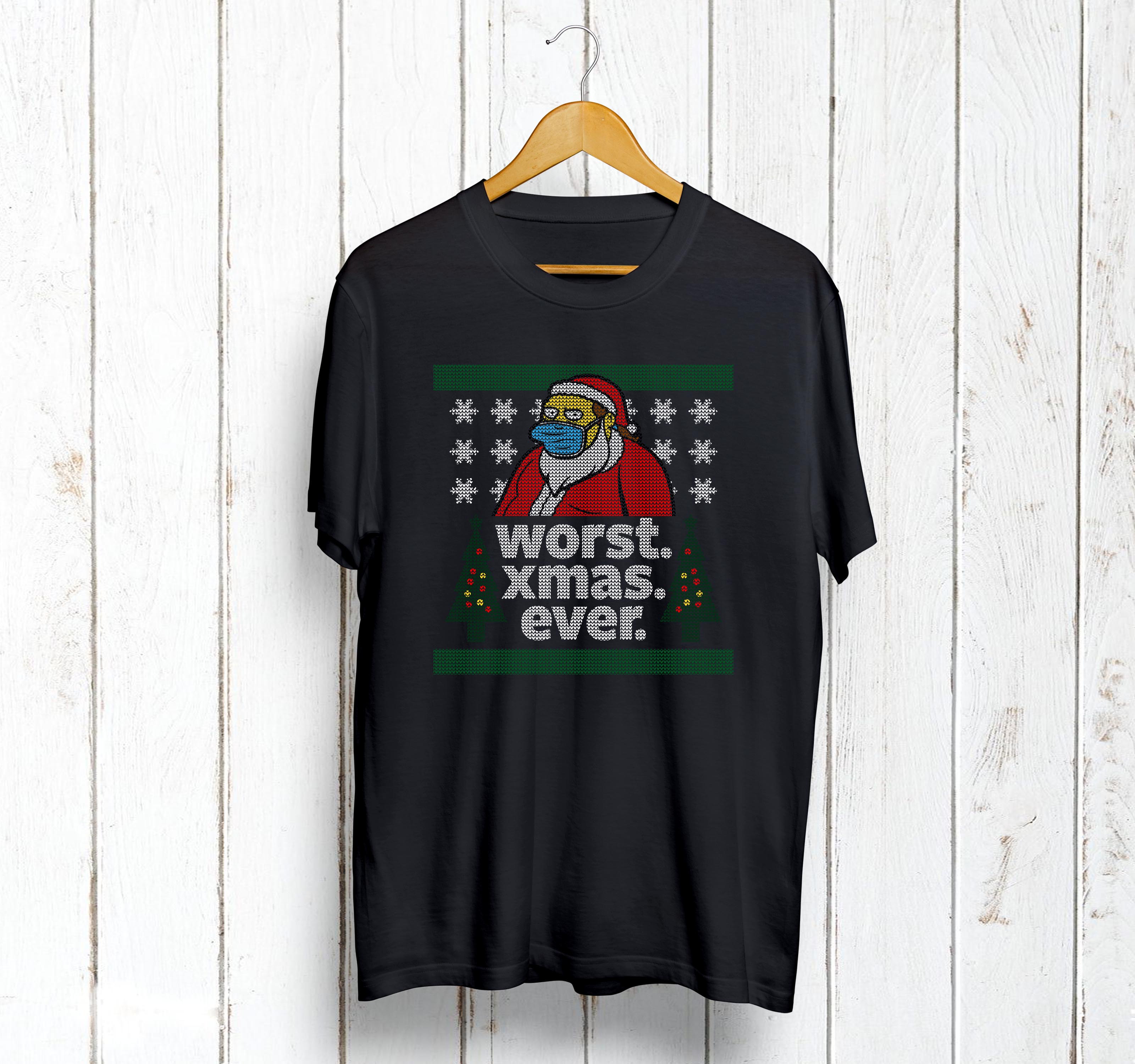 Worst XMAS Ever T-Shirt - Black