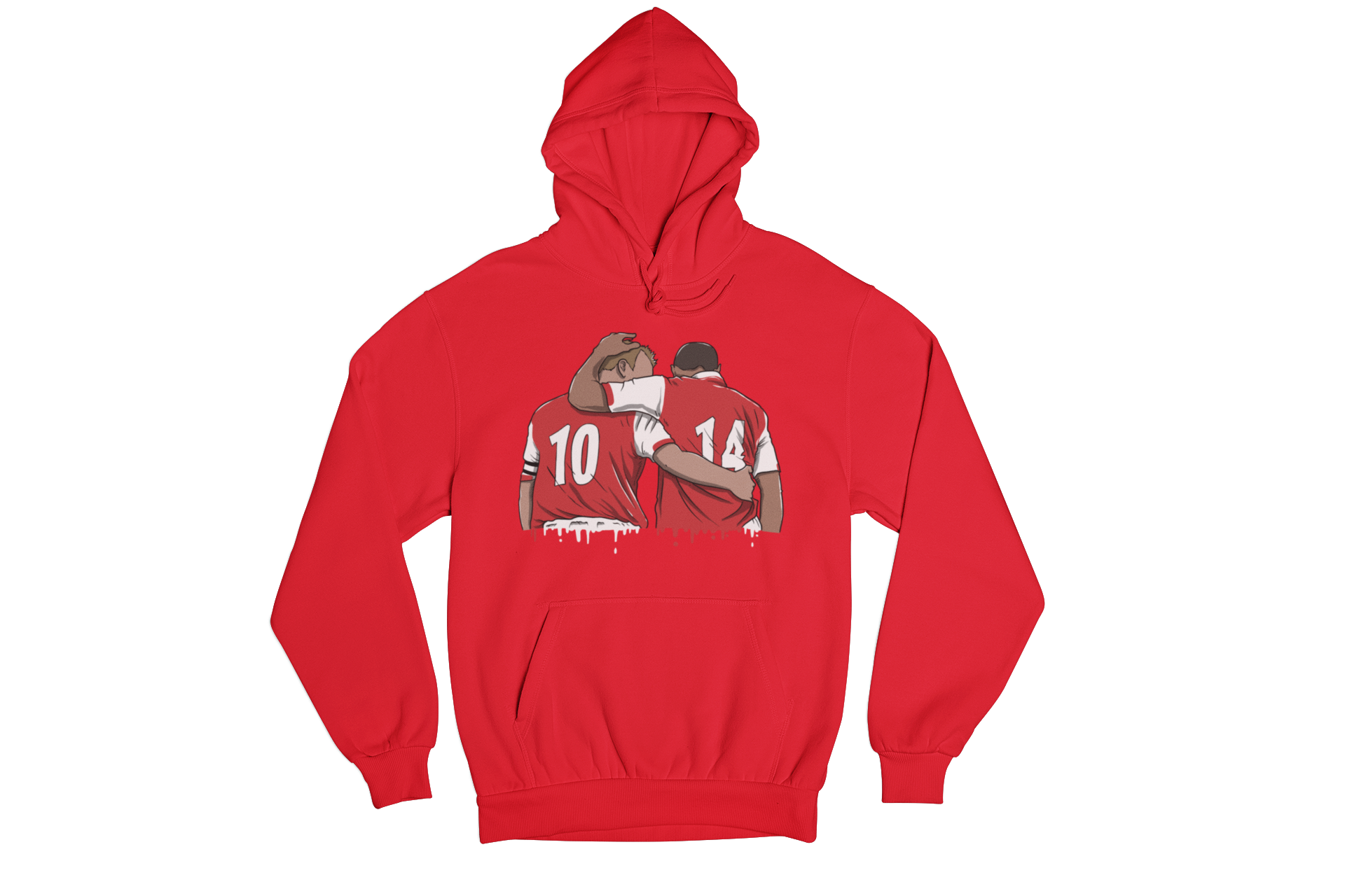 Arsenal inspired 10 & 14 Hoodie