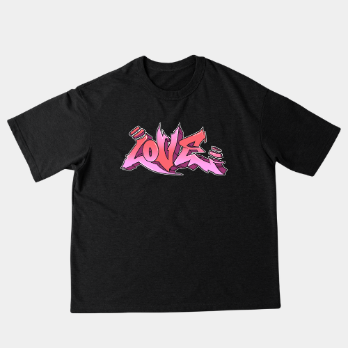 Graffitti Love T Shirt