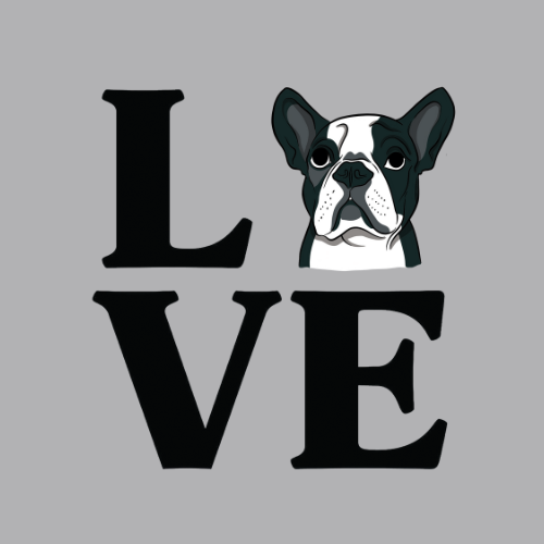 Frenchie Love T Shirt