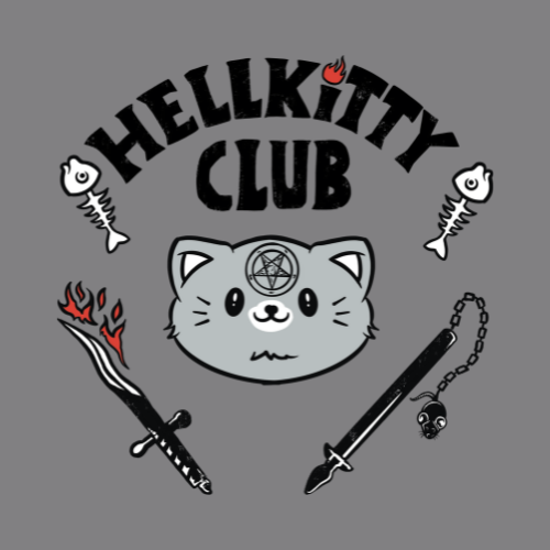 Hell Kitty Club T Shirt