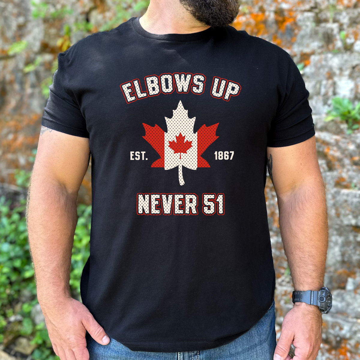 ELBOWS UP - NEVER 51