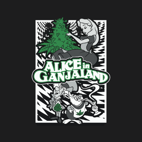 Alice in Ganjaland T Shirt