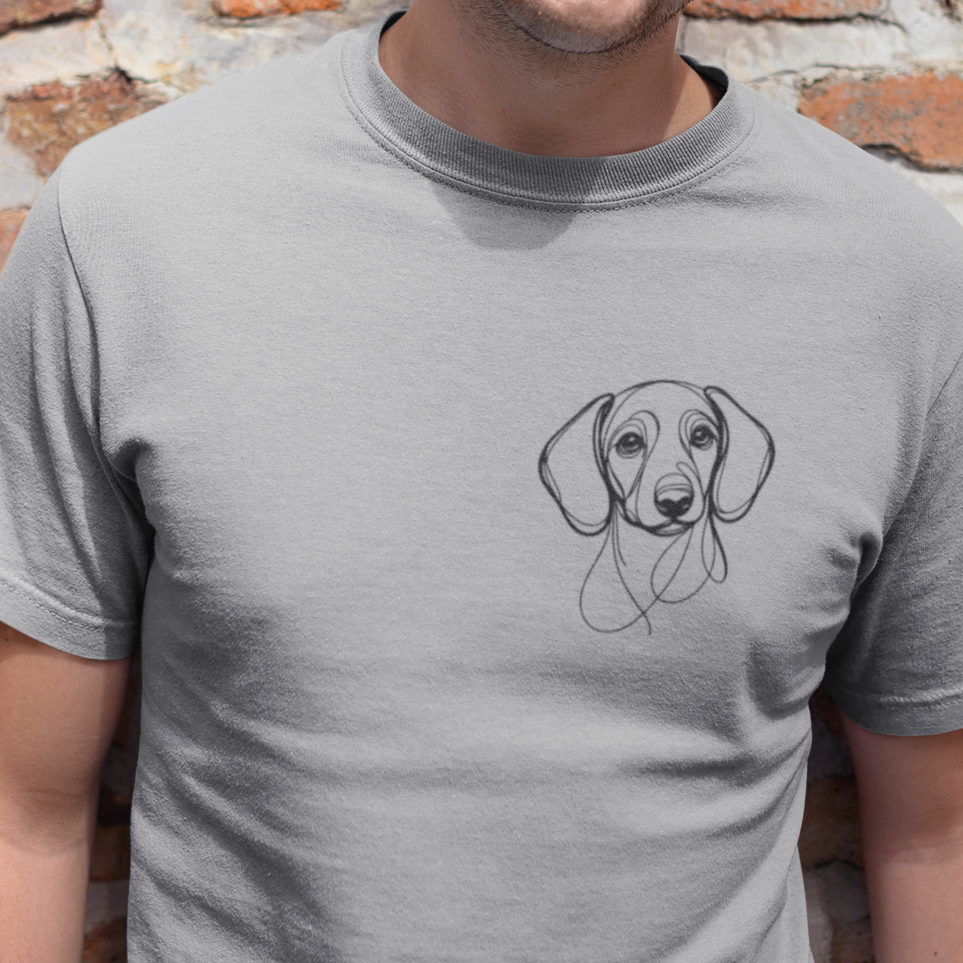 DACHSHUND LINE ART T Shirt