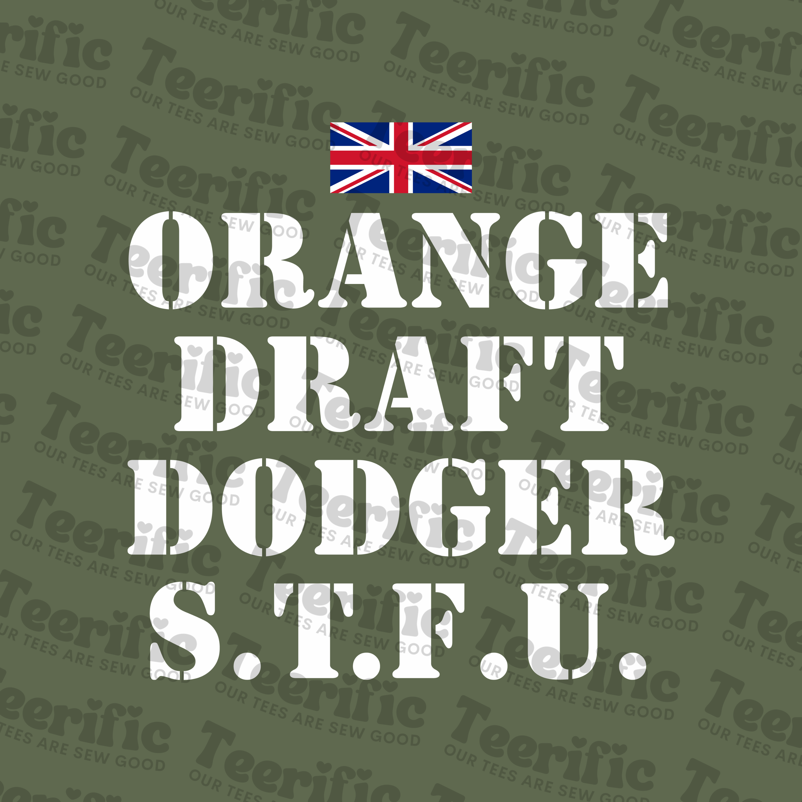 ORANGE DRAFT DODGER STFU