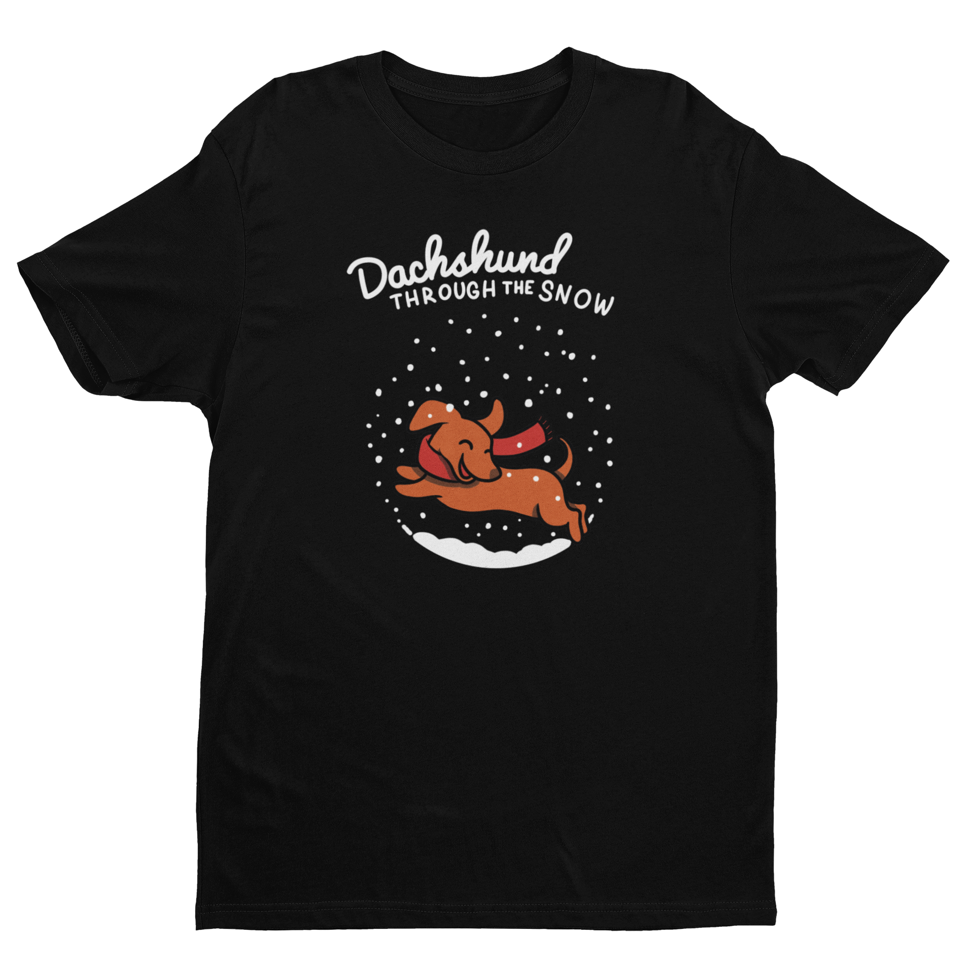 Dachshund Through The Snow T Shirt