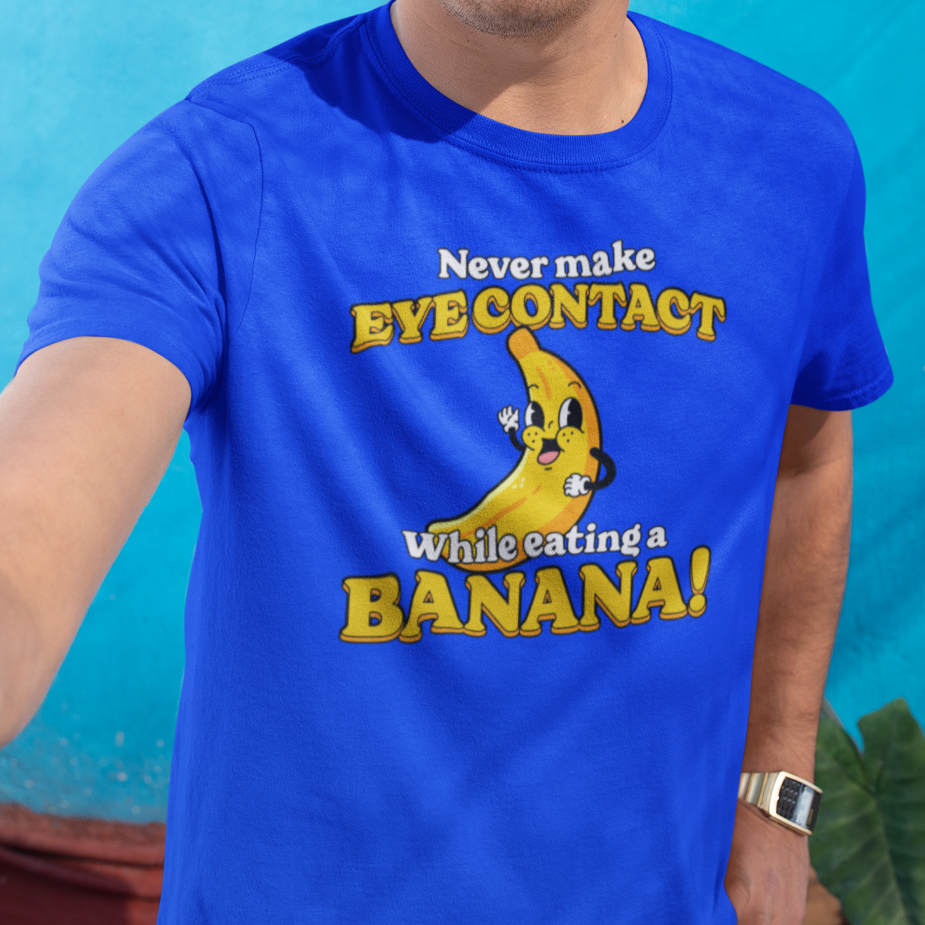 EATING BANANA T Shirt