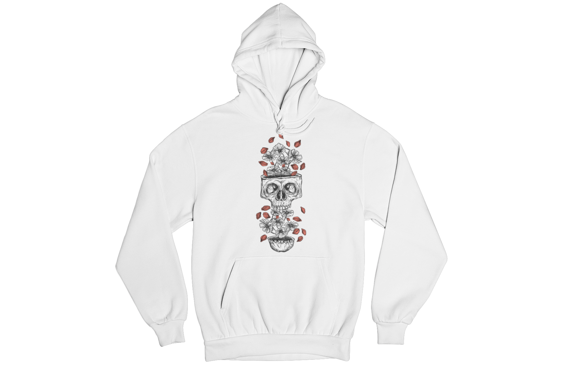 Flower Skull Hoodie