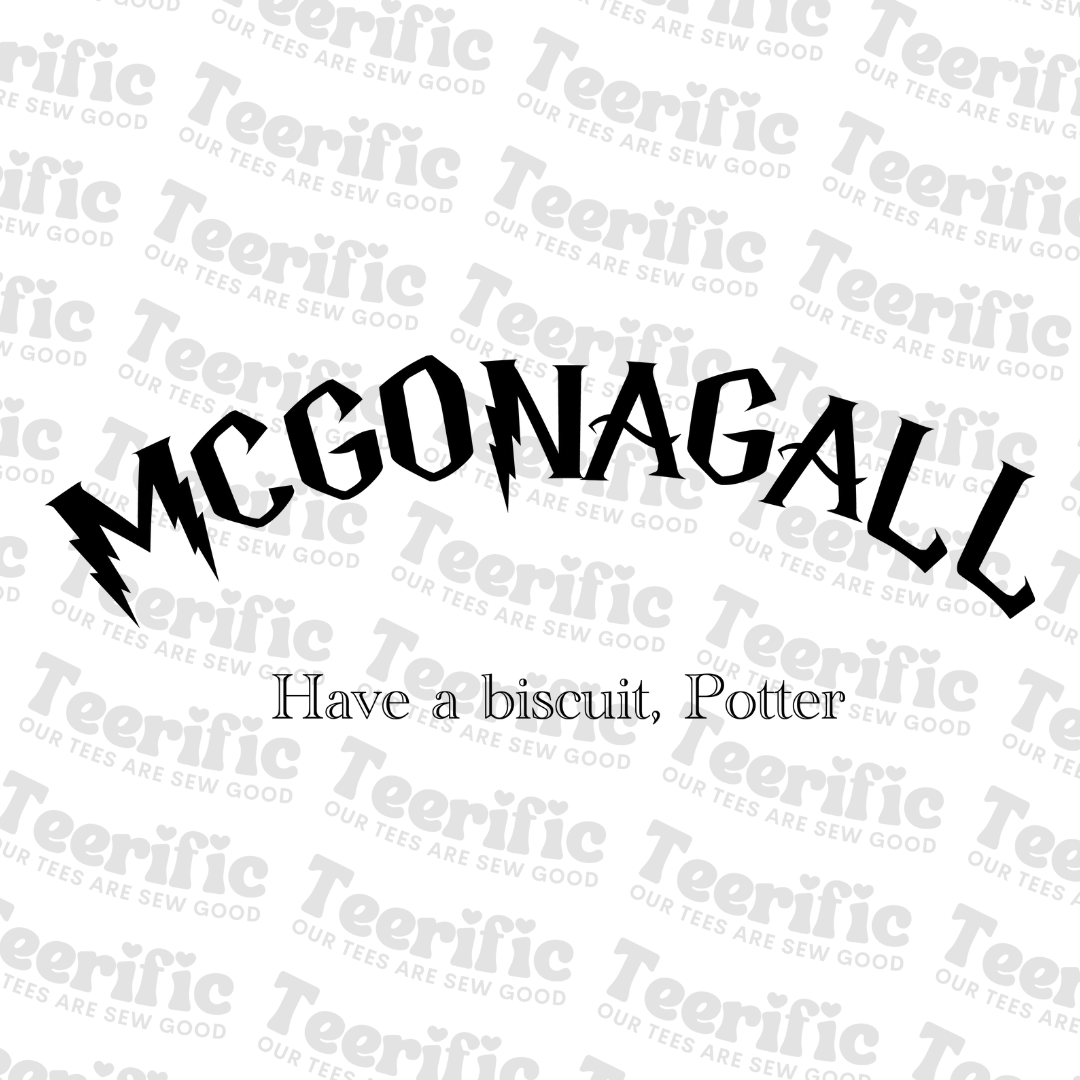 MCGONAGALL HAVE A BISCUIT POTTER