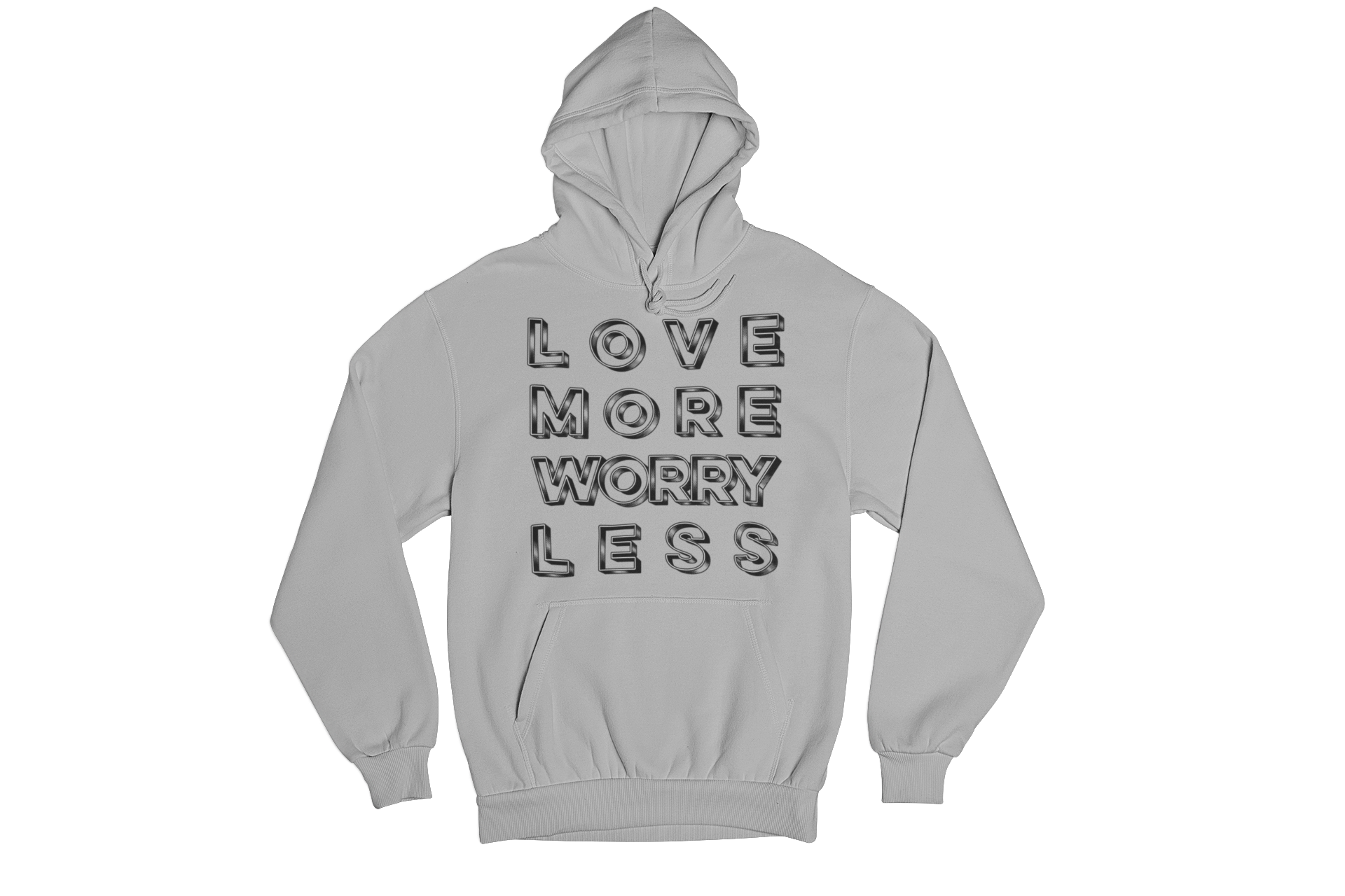 Love More Worry Less Kids Hoodie