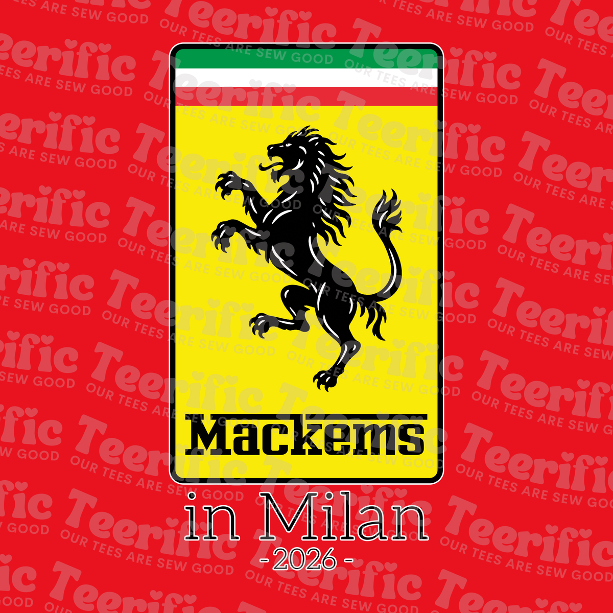 THE MACKEMS IN MILAN - ROSSO