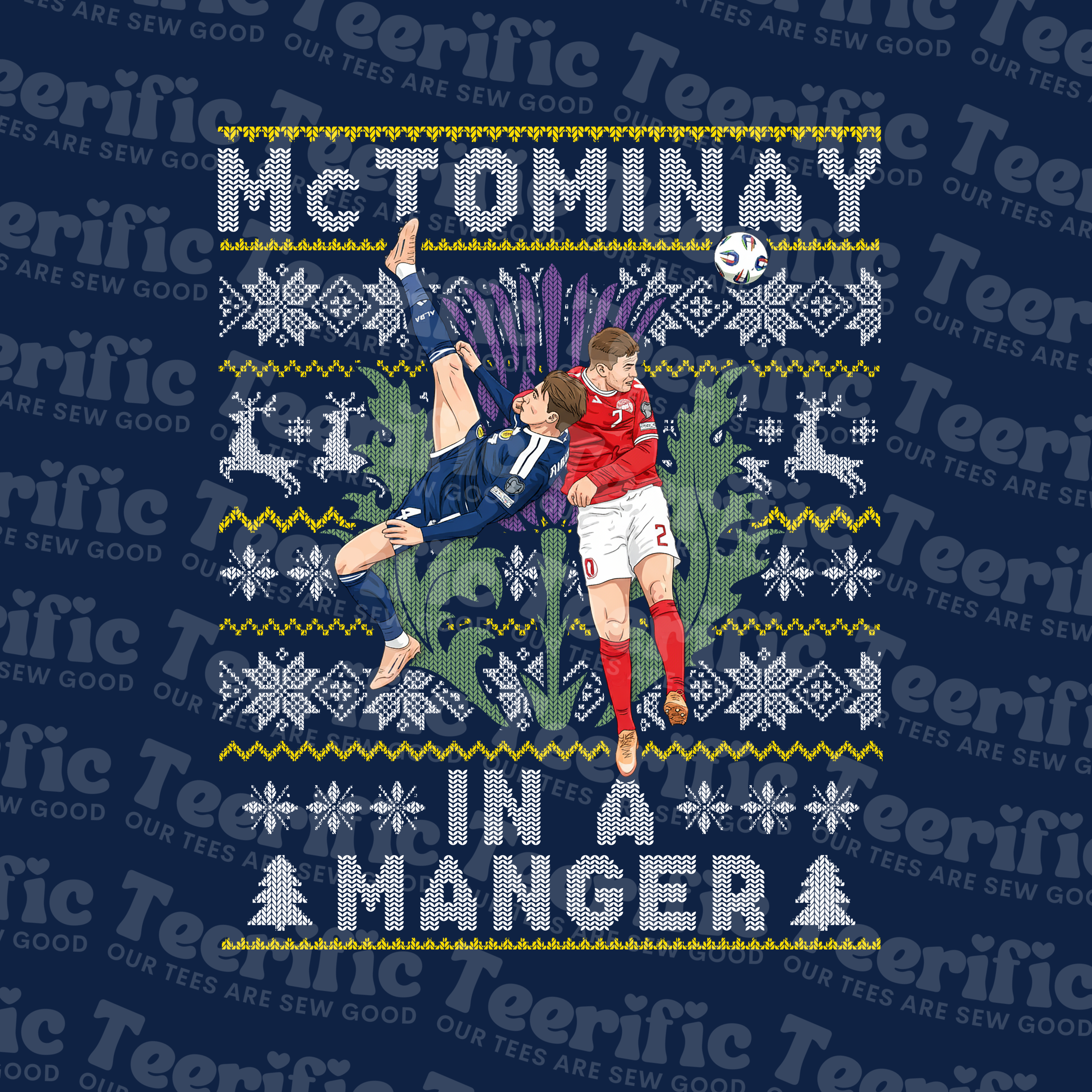 McTOMINAY IN A MANGER