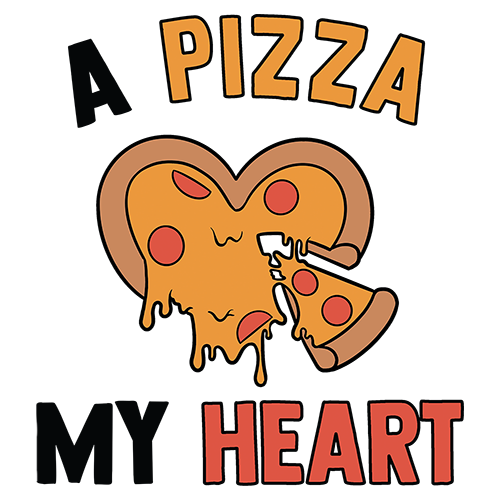 A Pizza My Heart T Shirt