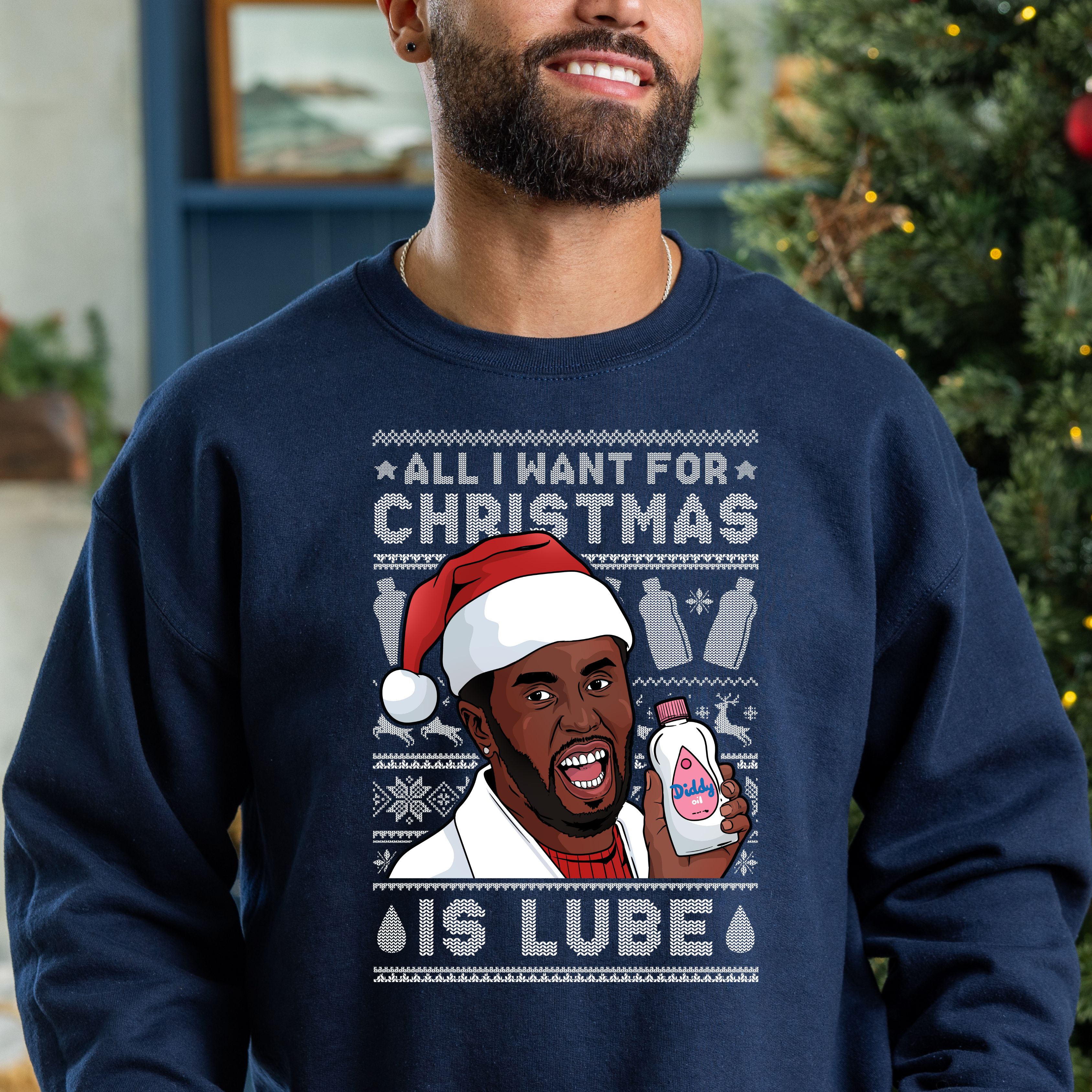 ALL I WANT FOR CHRISTMAS IS LUBE - JUMPER