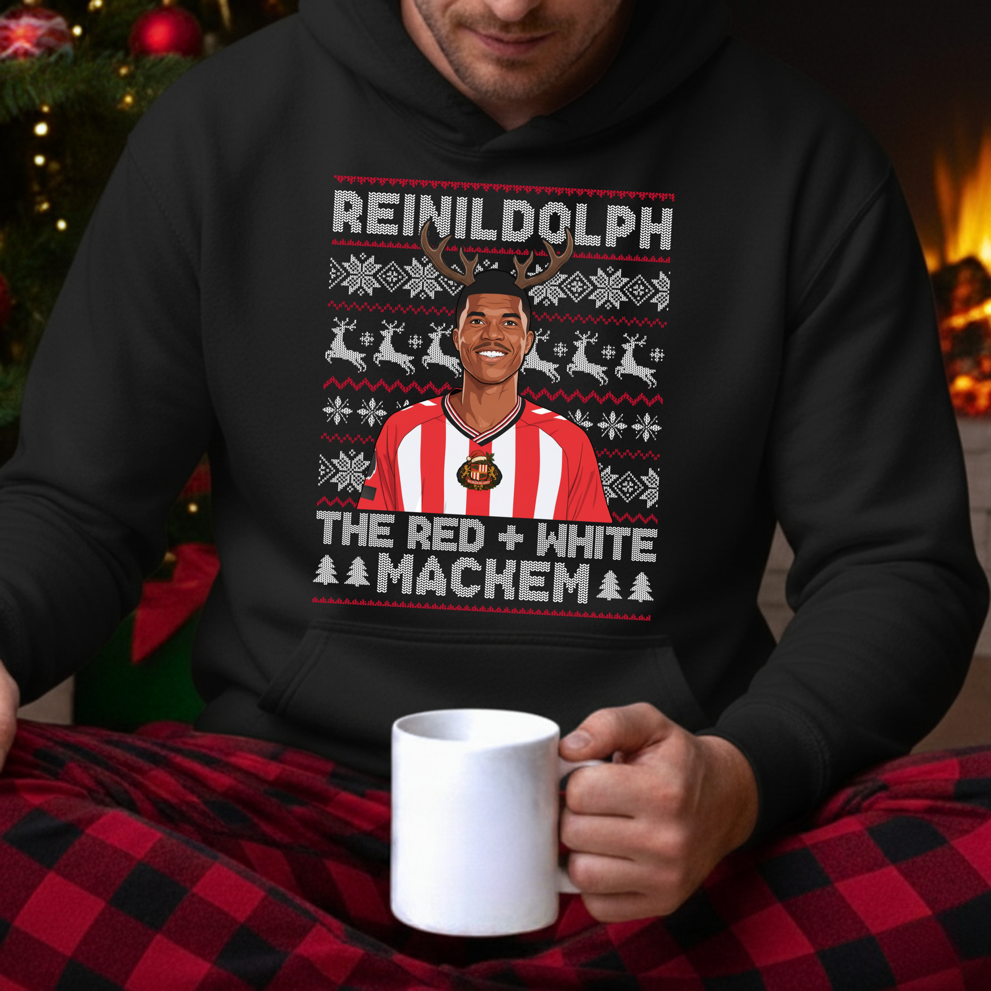 REINILDOLPH THE RED + WHITE MACKEM