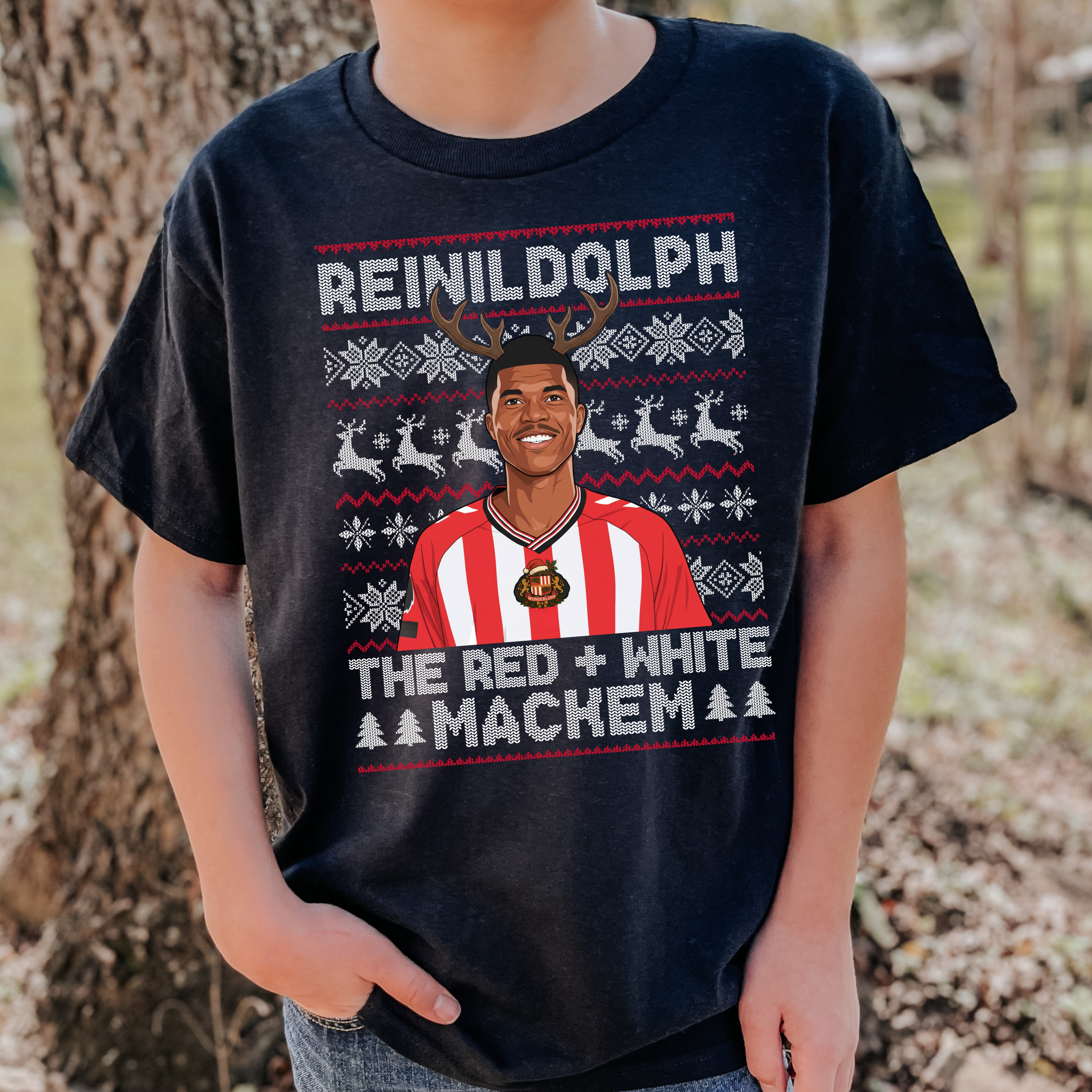 REINILDOLPH THE RED + WHITE MACKEM