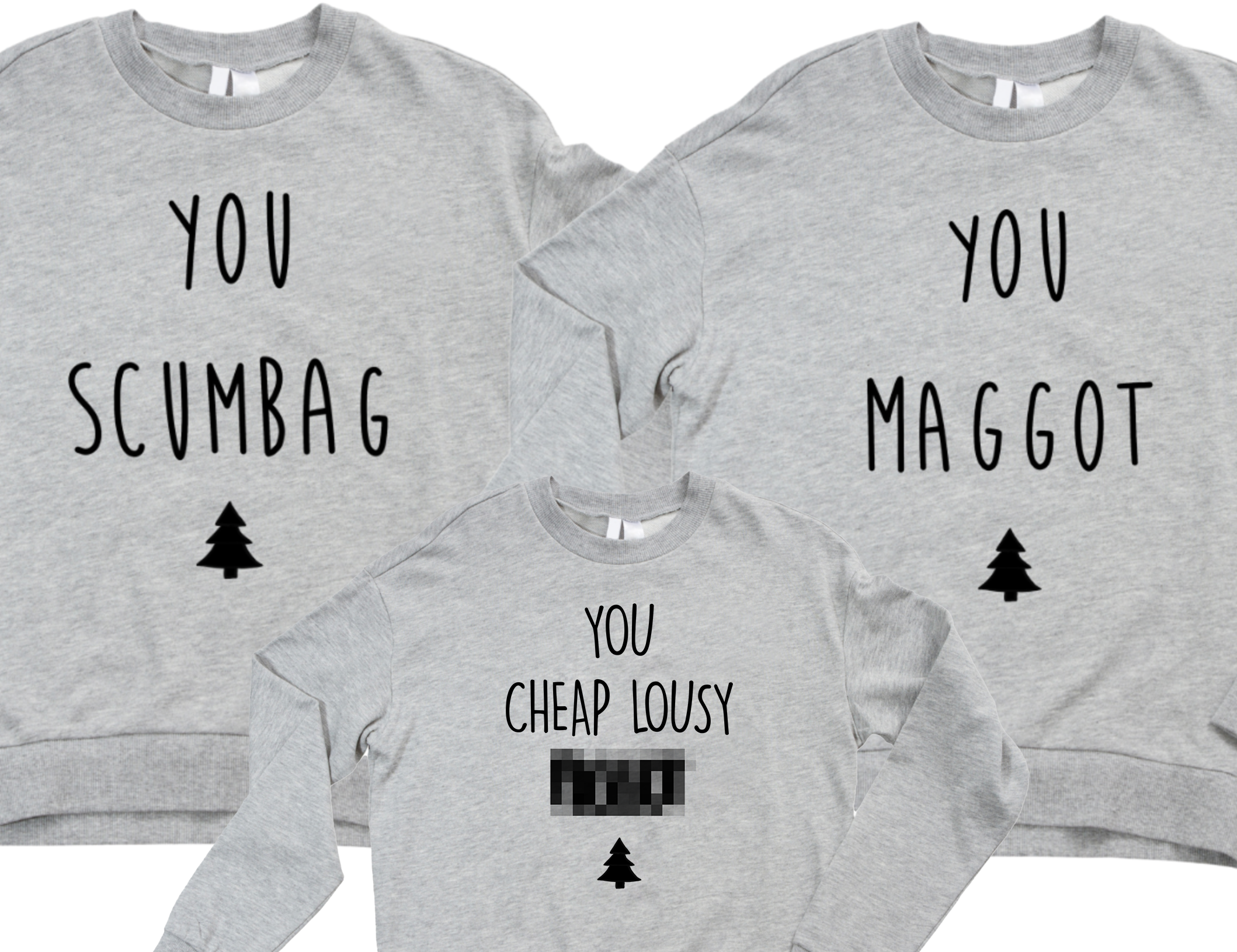 Scumbag Maggot Cheap Lousy - Matching Sweaters