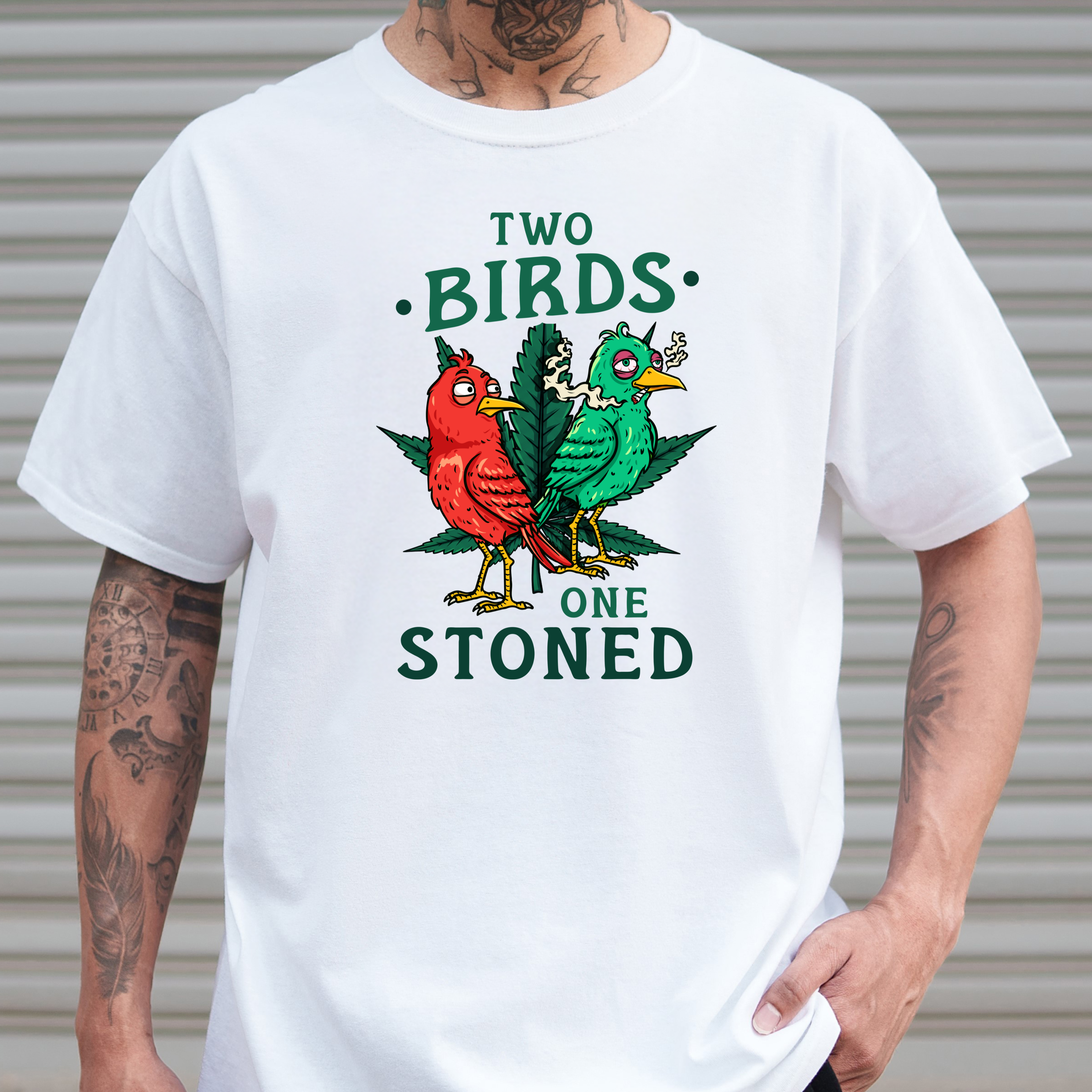 TWO BIRDS ONE STONED