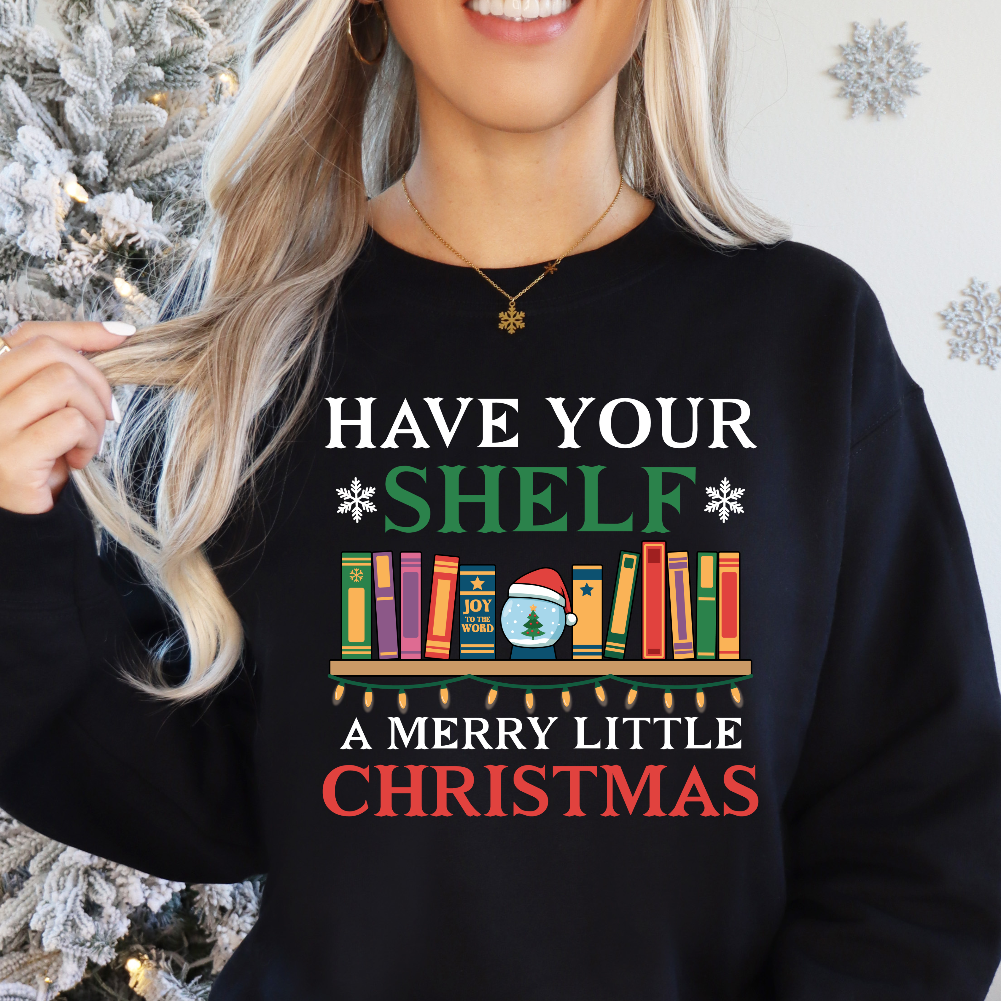 HAVE YOUR SHELF A MERRY LITTLE CHRISTMAS