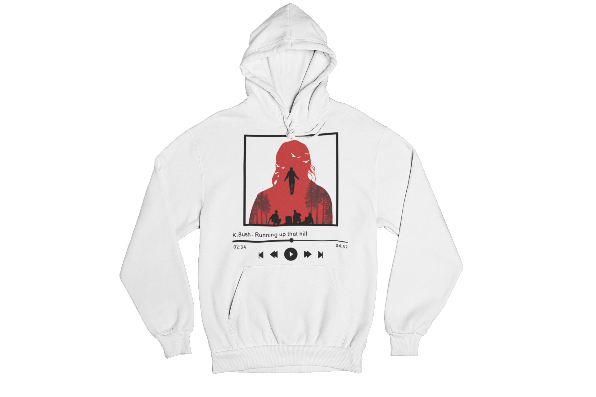 Running Up That Hill Player Kids Hoodie