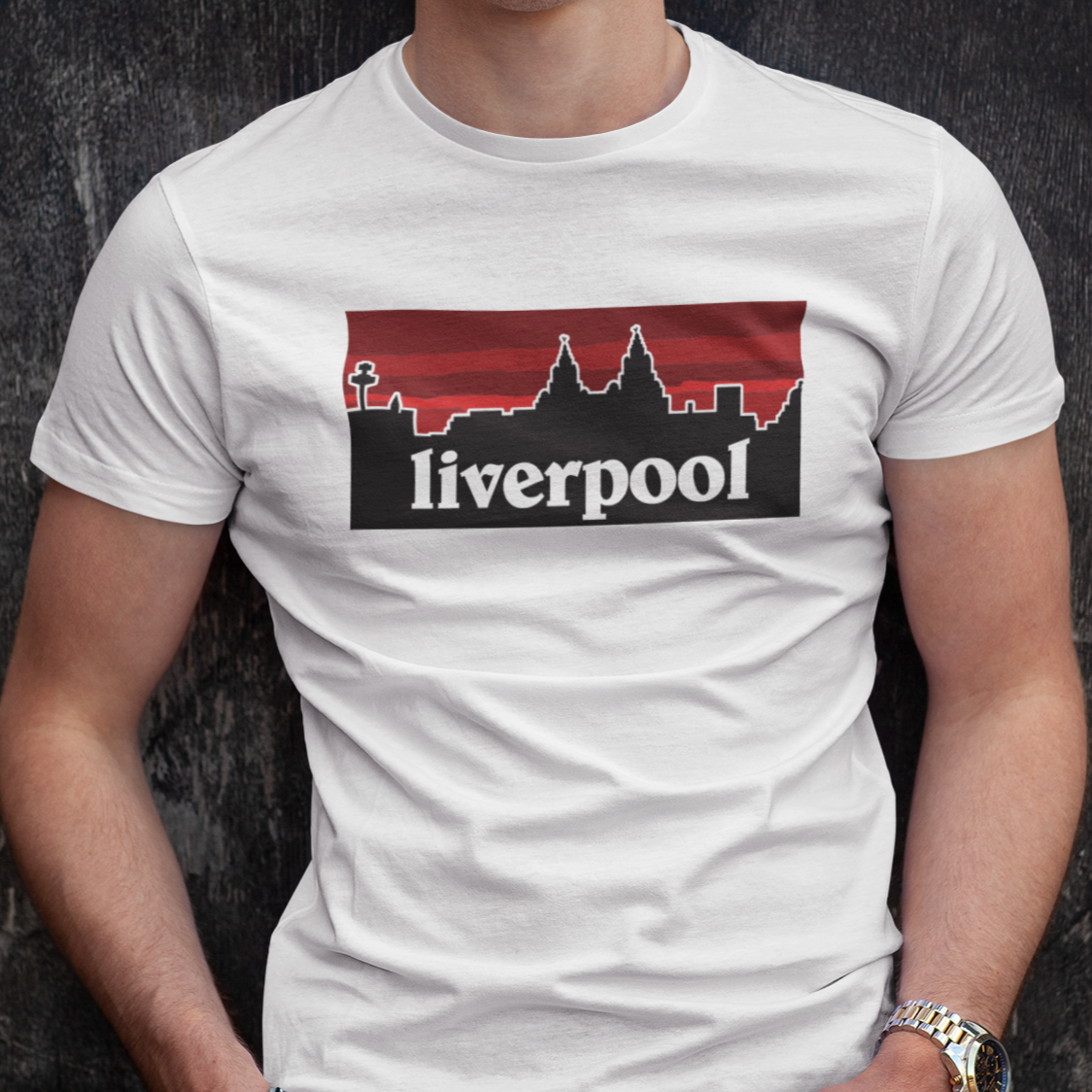 LIVERPOOL SKYLINE T Shirt