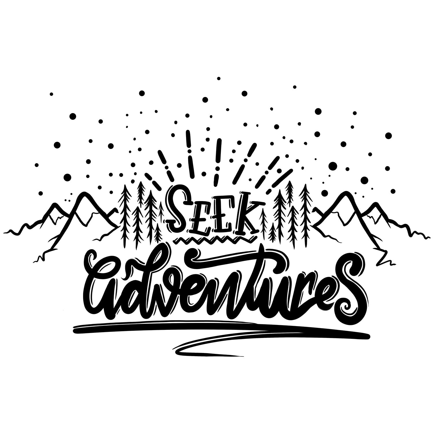 Seek Adventures T Shirt