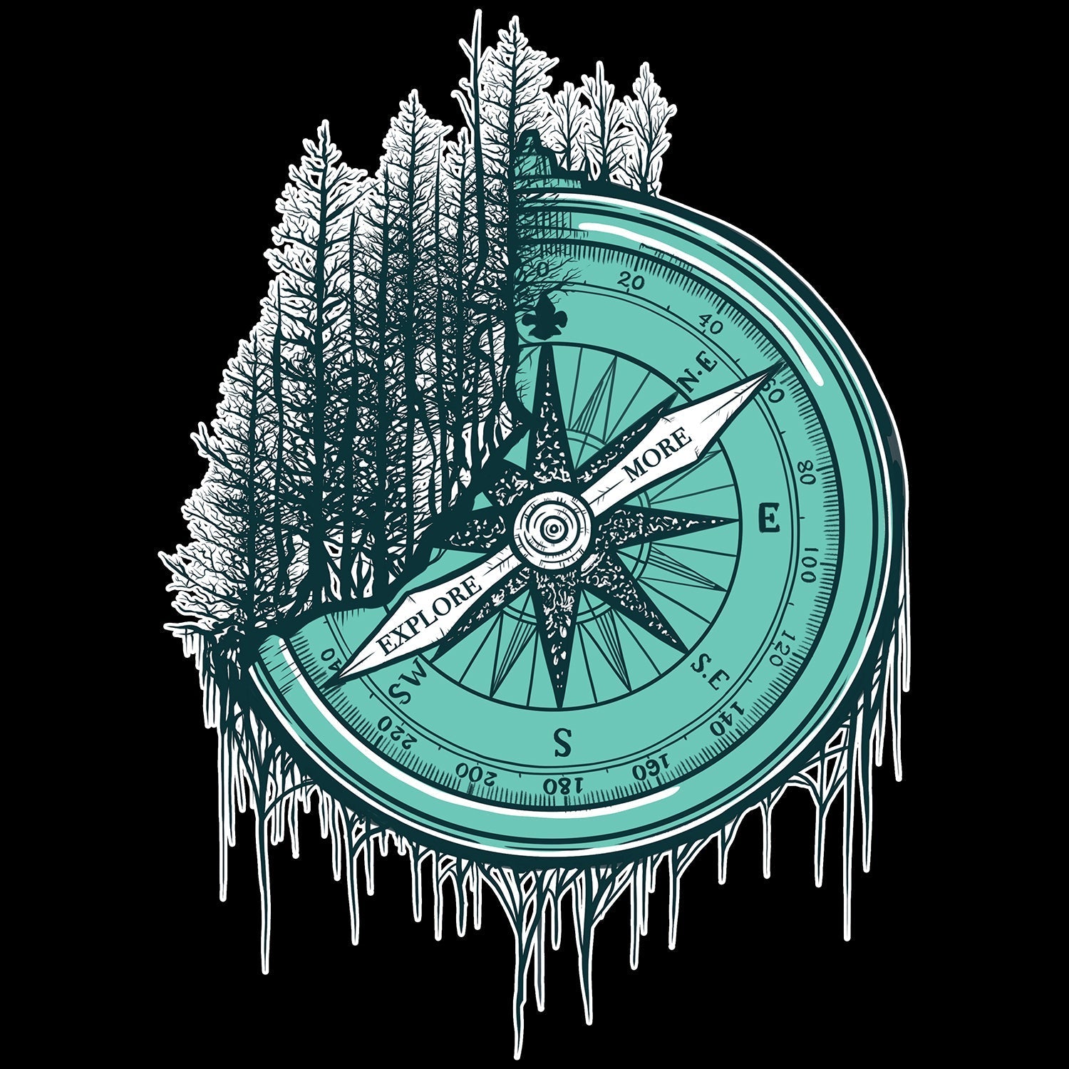 Compass Scene Hoodie