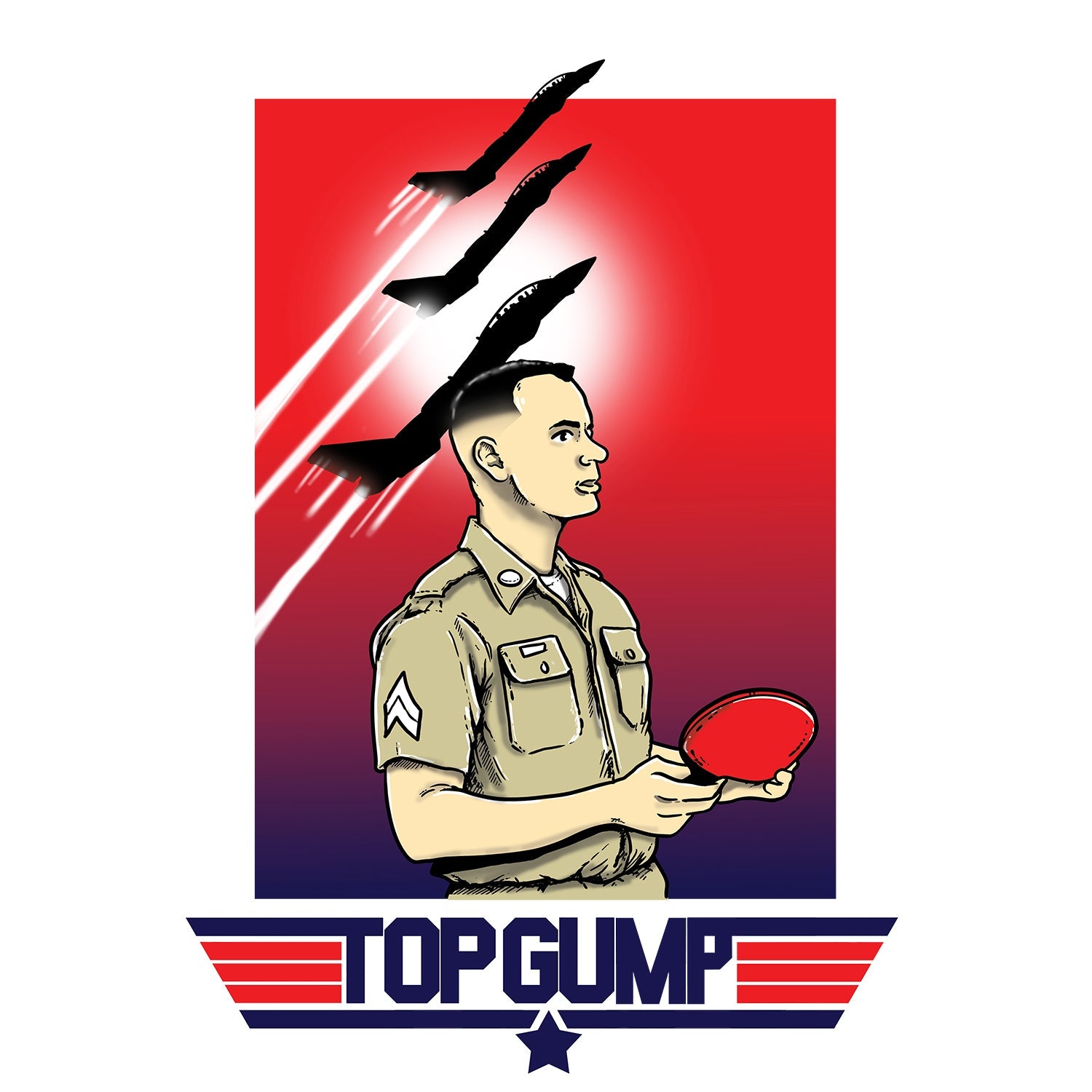 Top Gump T Shirt