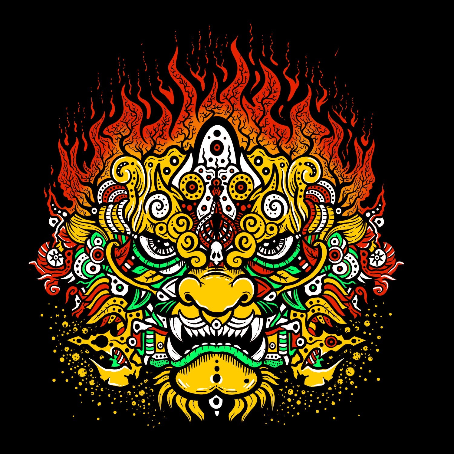 Chinese Lion T Shirt