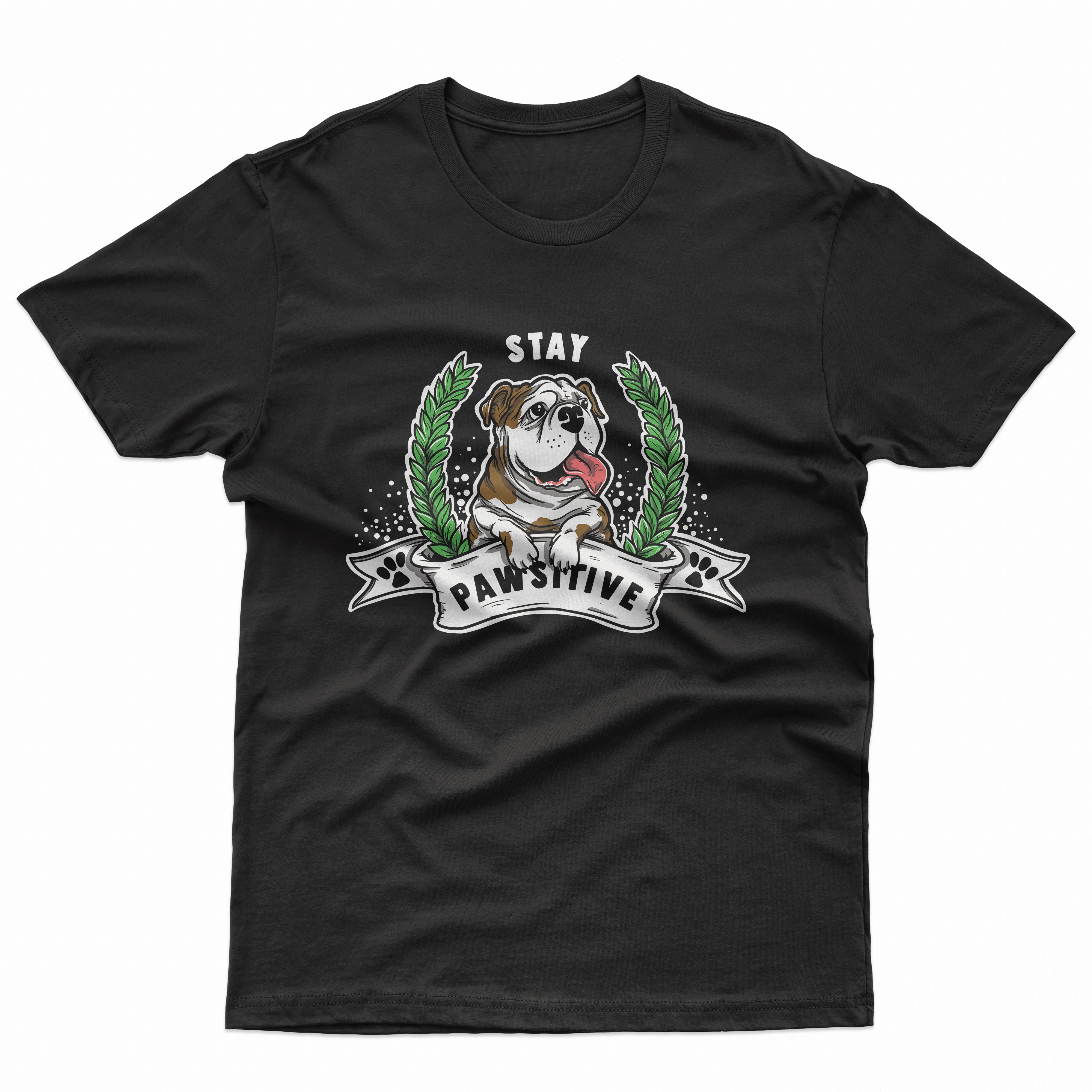 Stay Pawsitive T Shirt