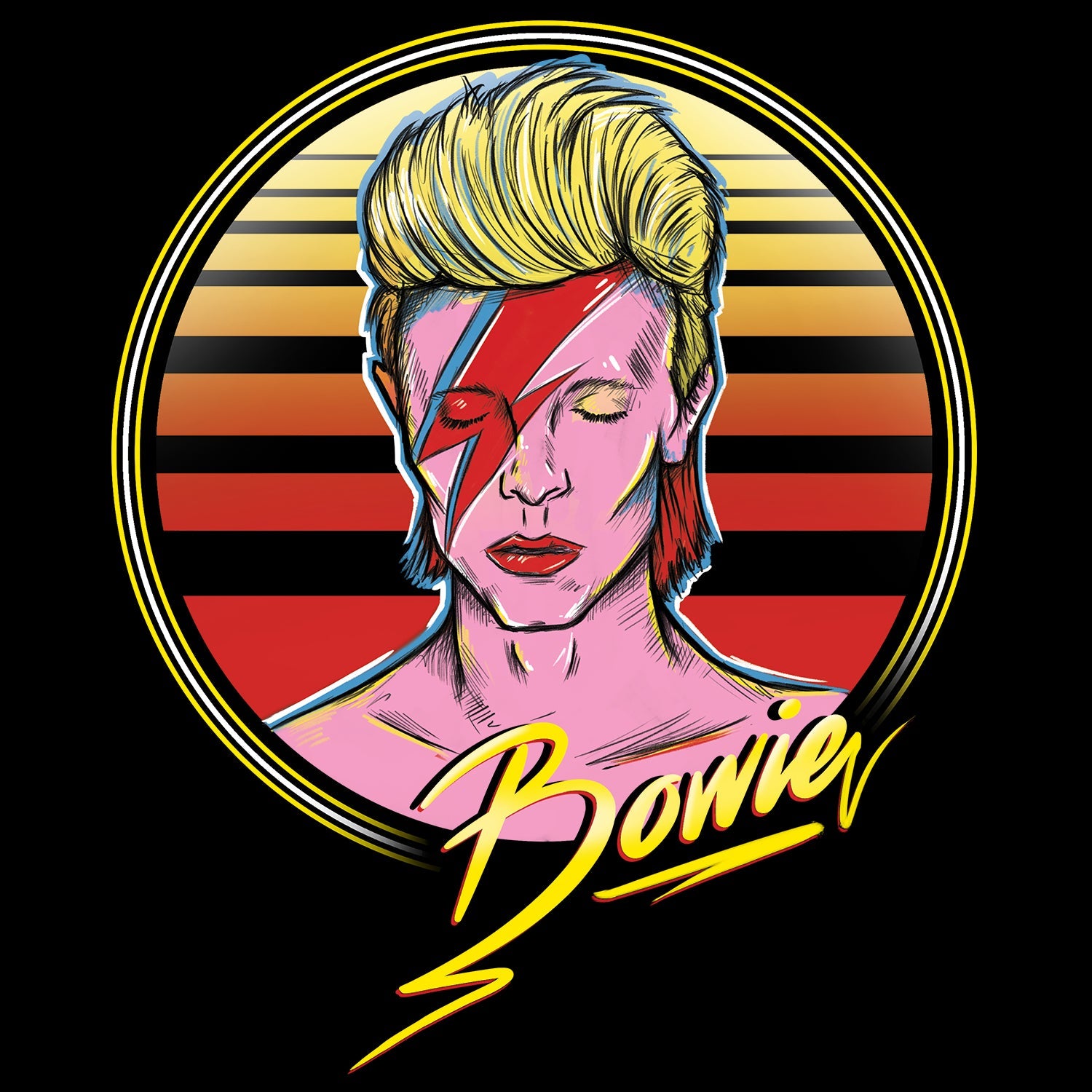 Ziggy Stardust Inspired T Shirt