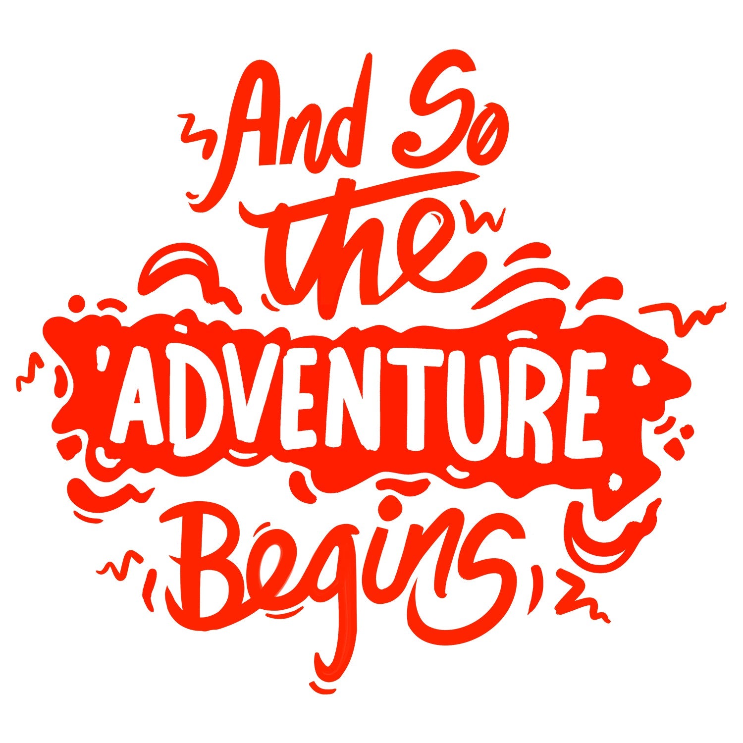 The Adventure Begins T Shirt