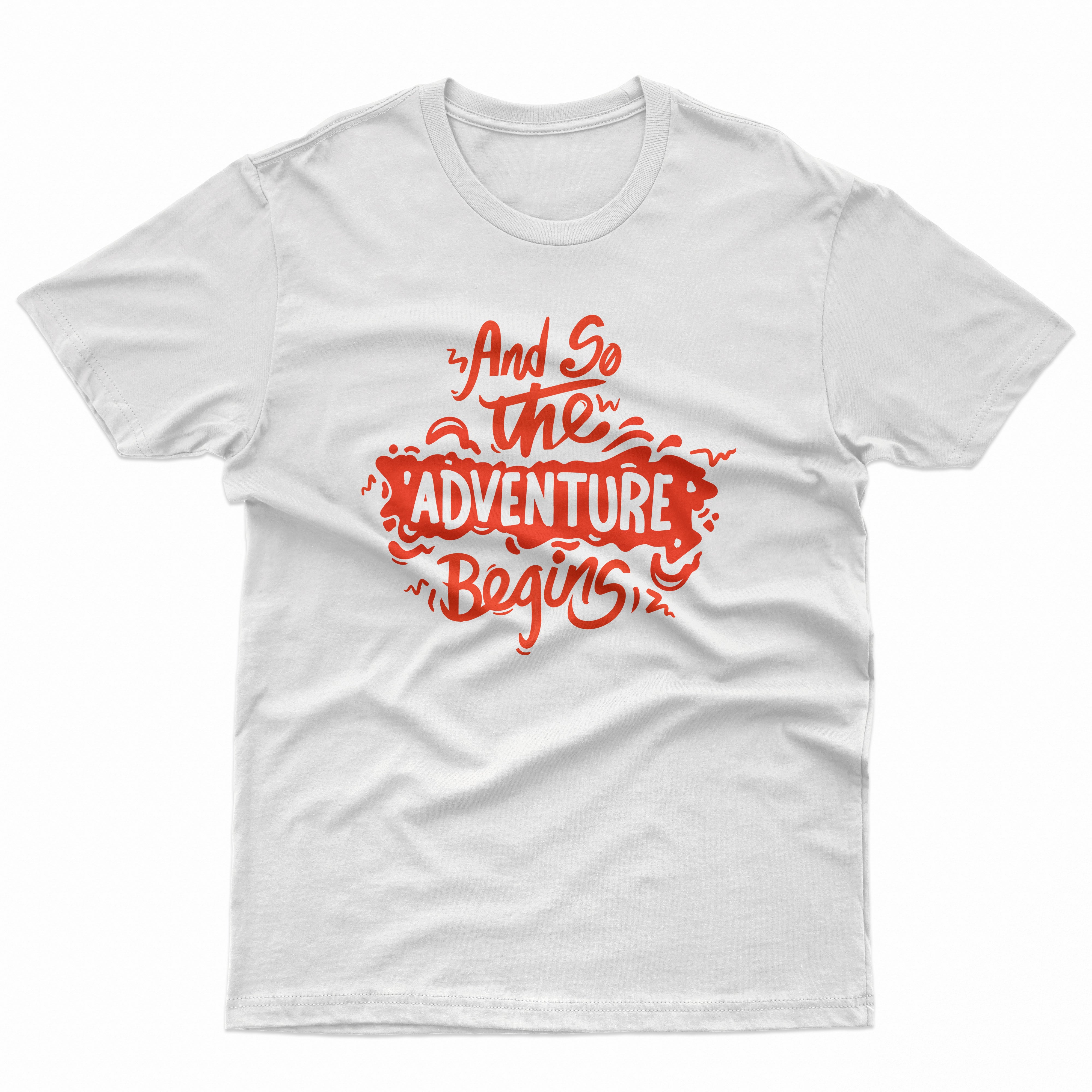 The Adventure Begins Kids T Shirt