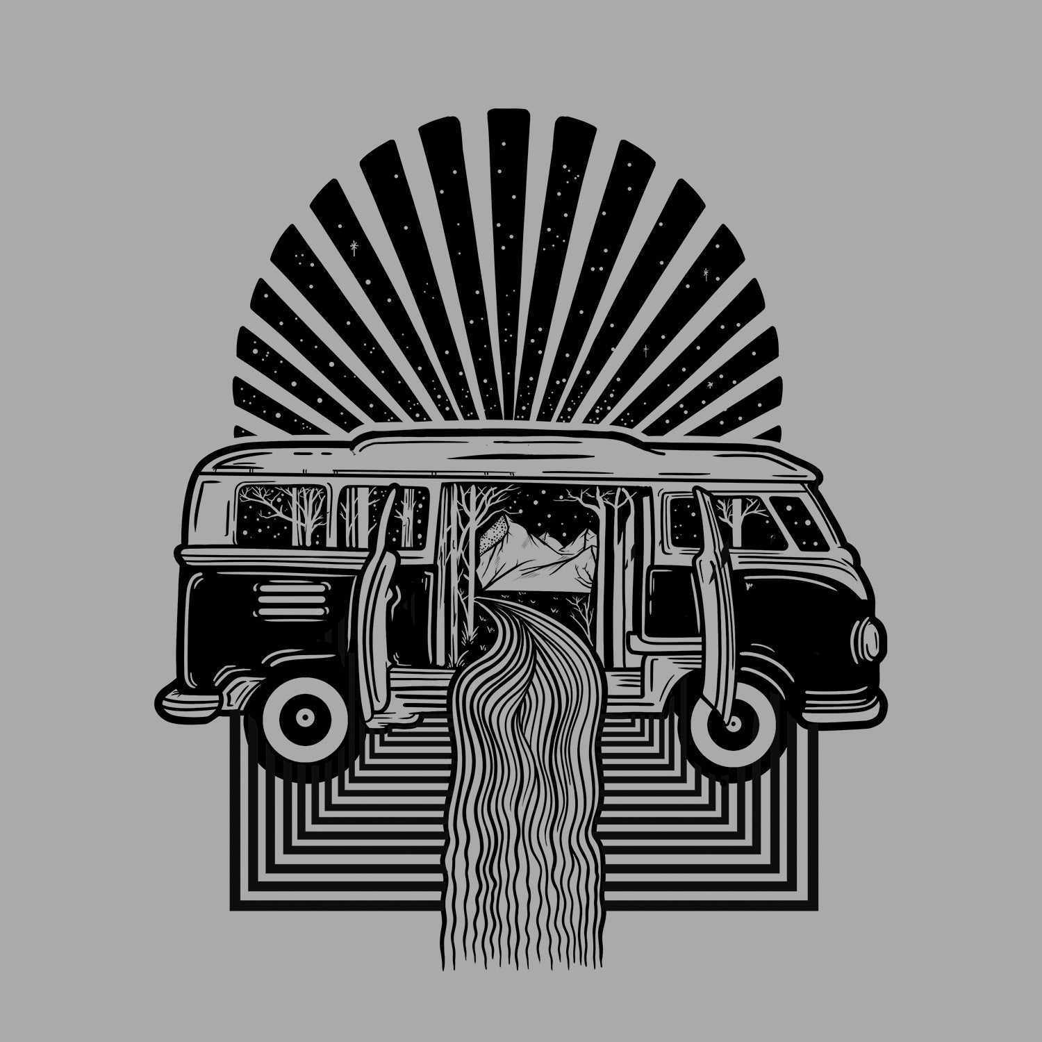 Camper Van T Shirt