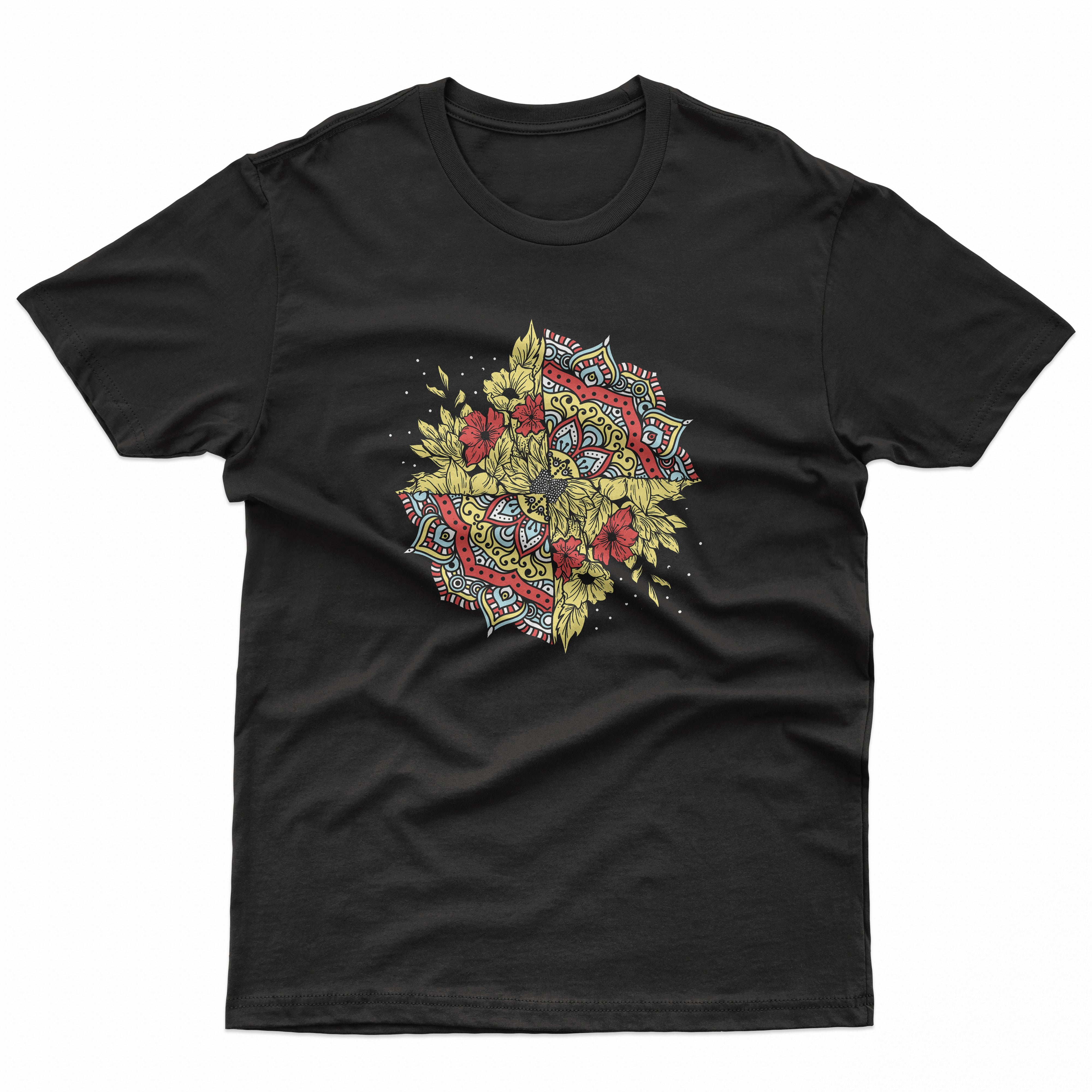 Flower Mandala Kids T Shirt