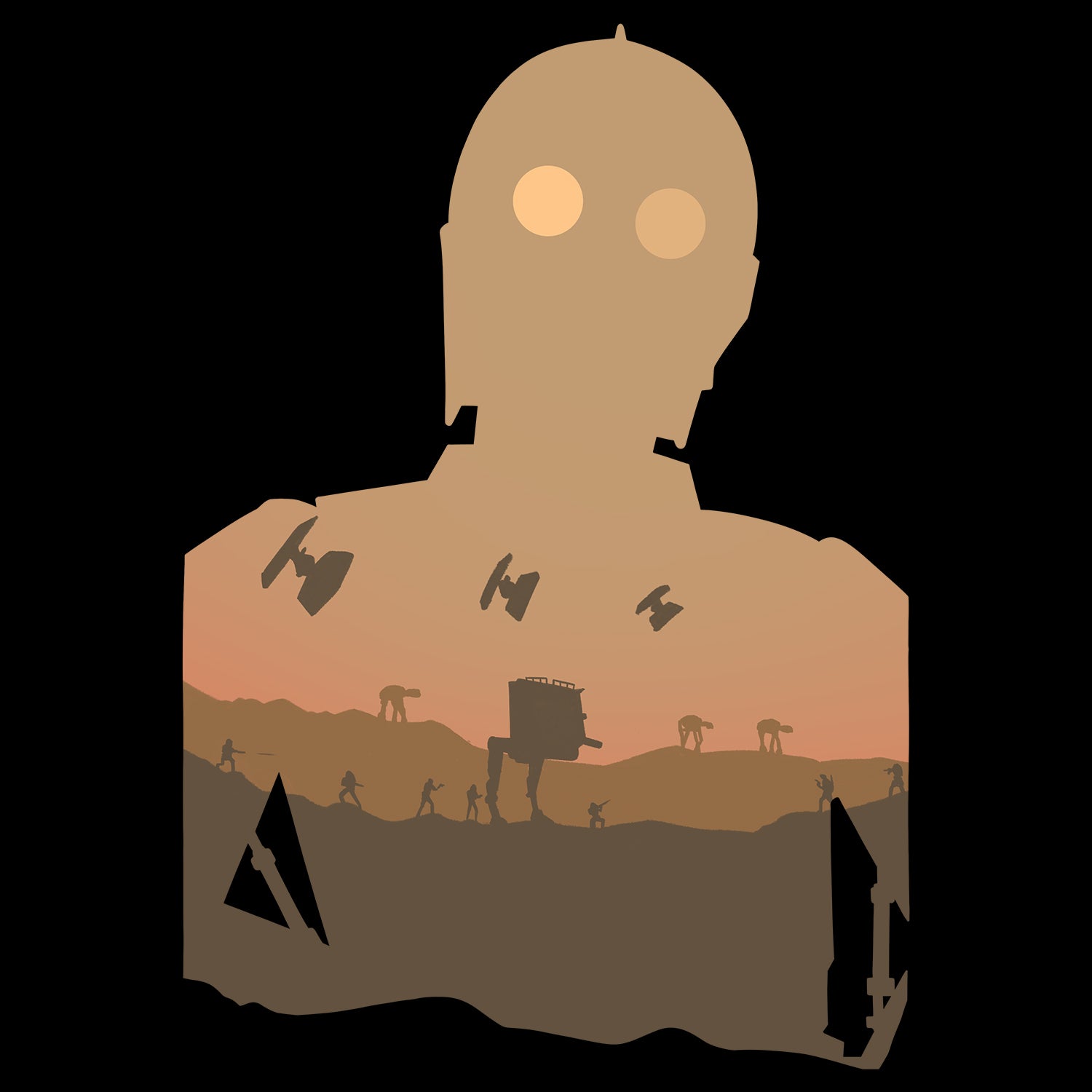 Tatooine Skyline T Shirt